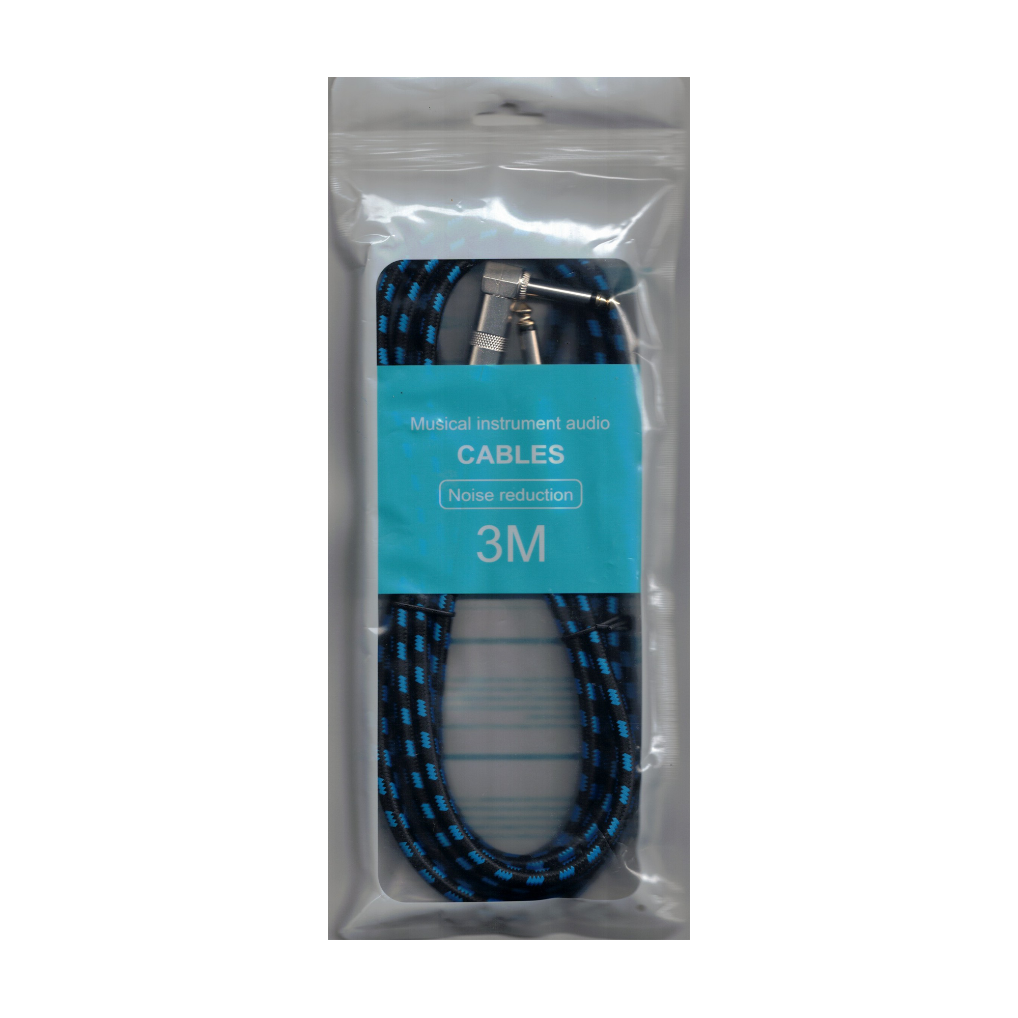 Front view of the product PBS Noise Reduction Fabric Braided Instrument Cable
