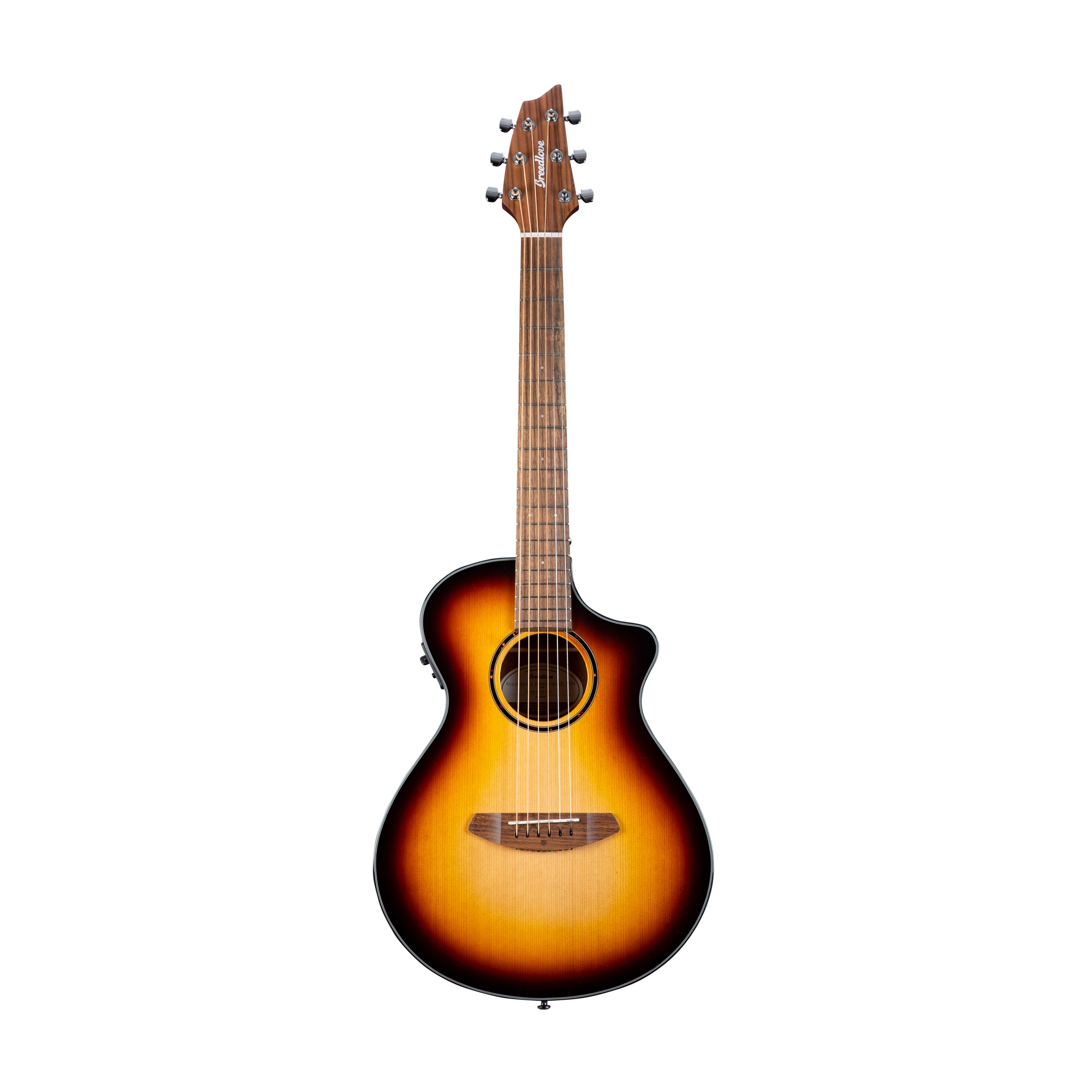 Guitarra acústica-eléctrica Breedlove Discovery S CE de cedro rojo y caoba africana con acabado Edge Burst