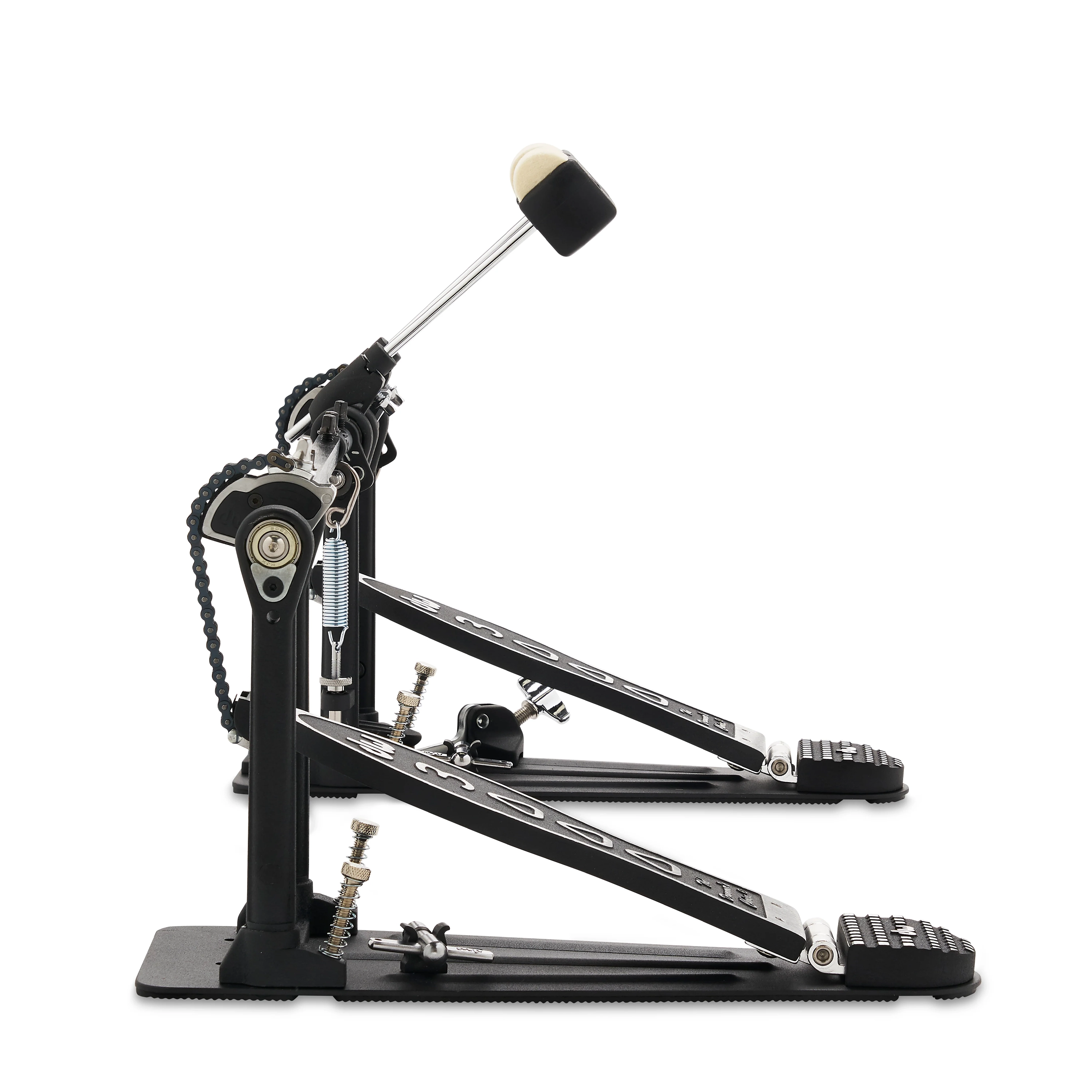 Side view of DW DWCP3002A 3000 Series Double Bass Drum Pedal