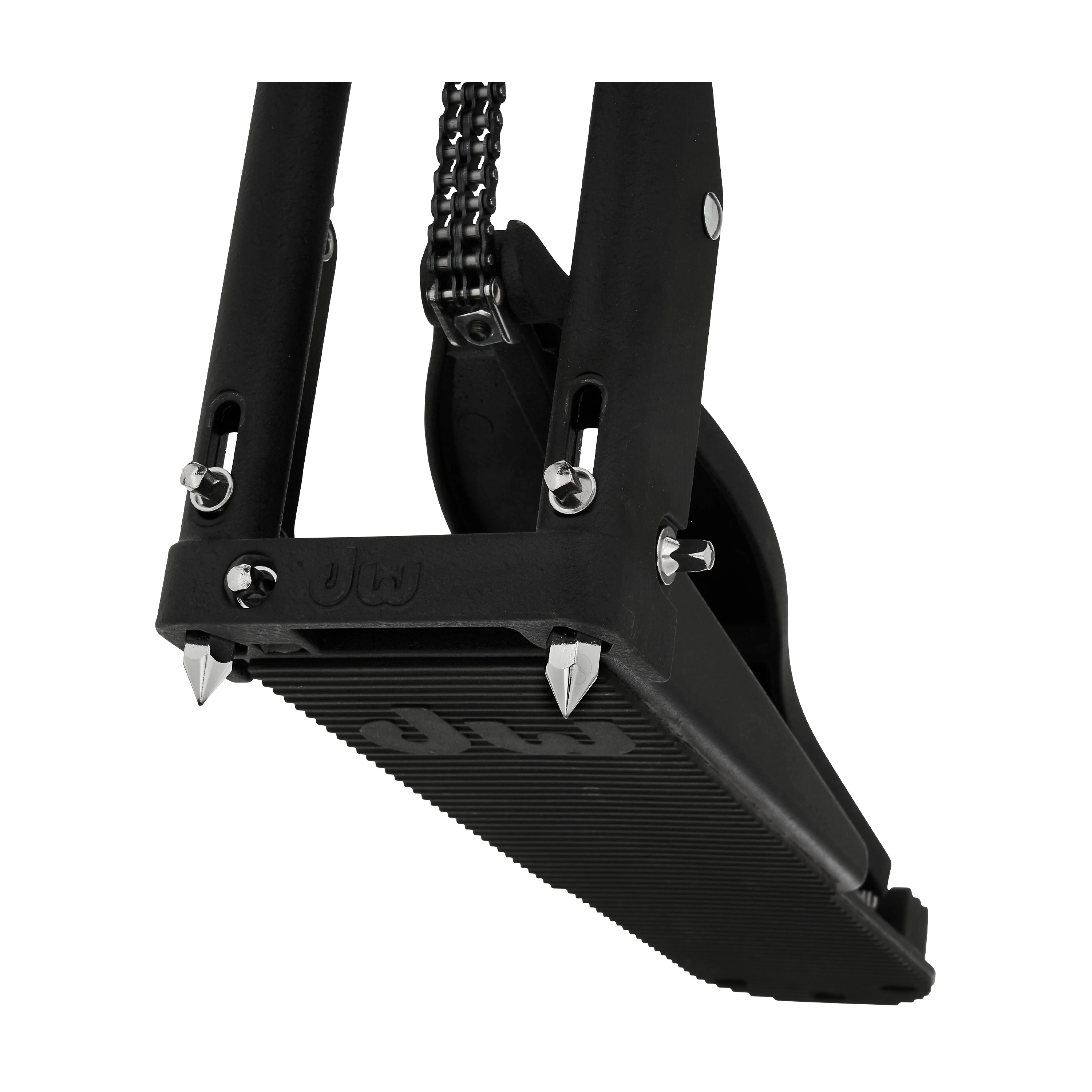 Close-up view of the base of DW DWCP3500SA 3000 Series Single-Braced Hi-Hat Stand