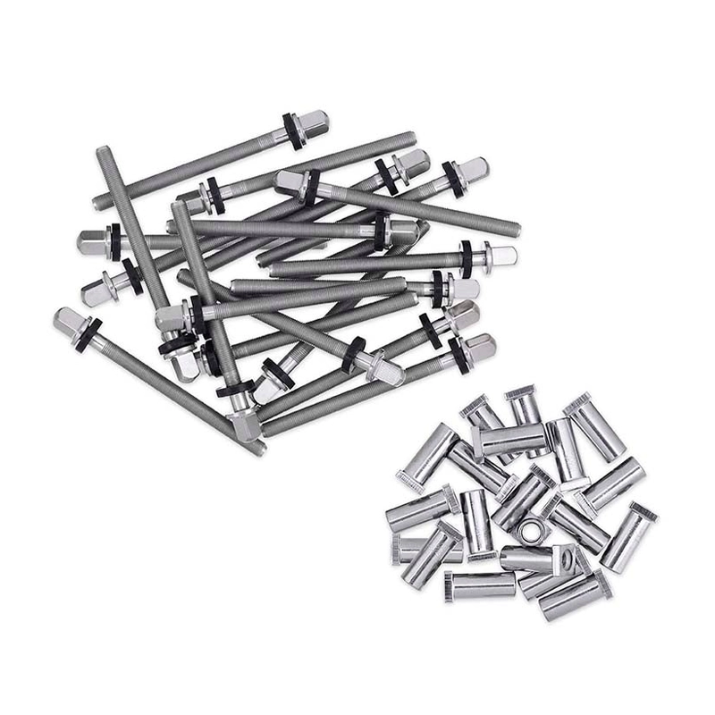 DW TP50 Varillas de Tensión True-Pitch y Receptores para Caja de 5.5" de Profundidad - Paquete de 20