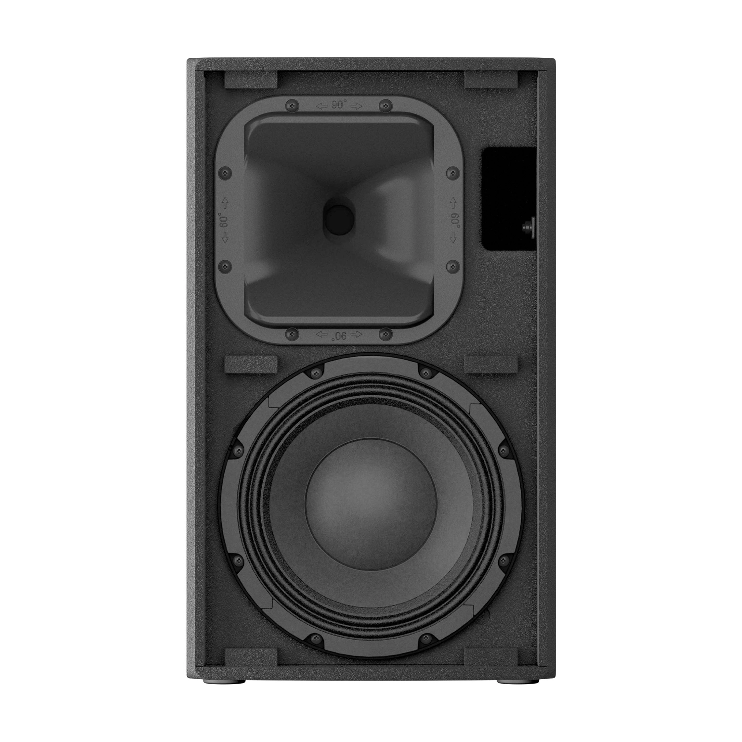 Yamaha DZR10 2000W Powered Speaker 10" front panel view components