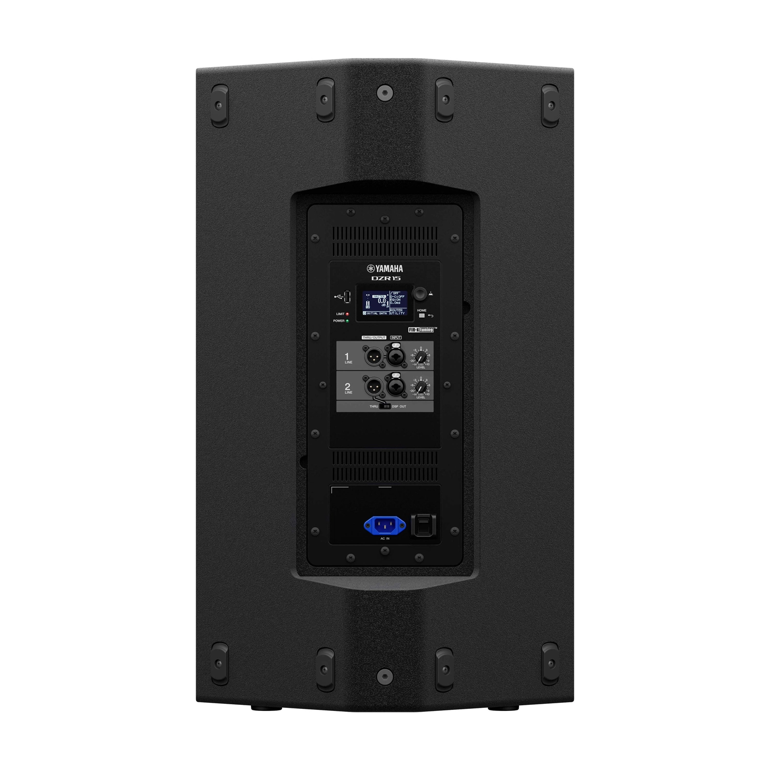 Yamaha DZR15 2000W 2-way Powered Speaker 15" back panel view