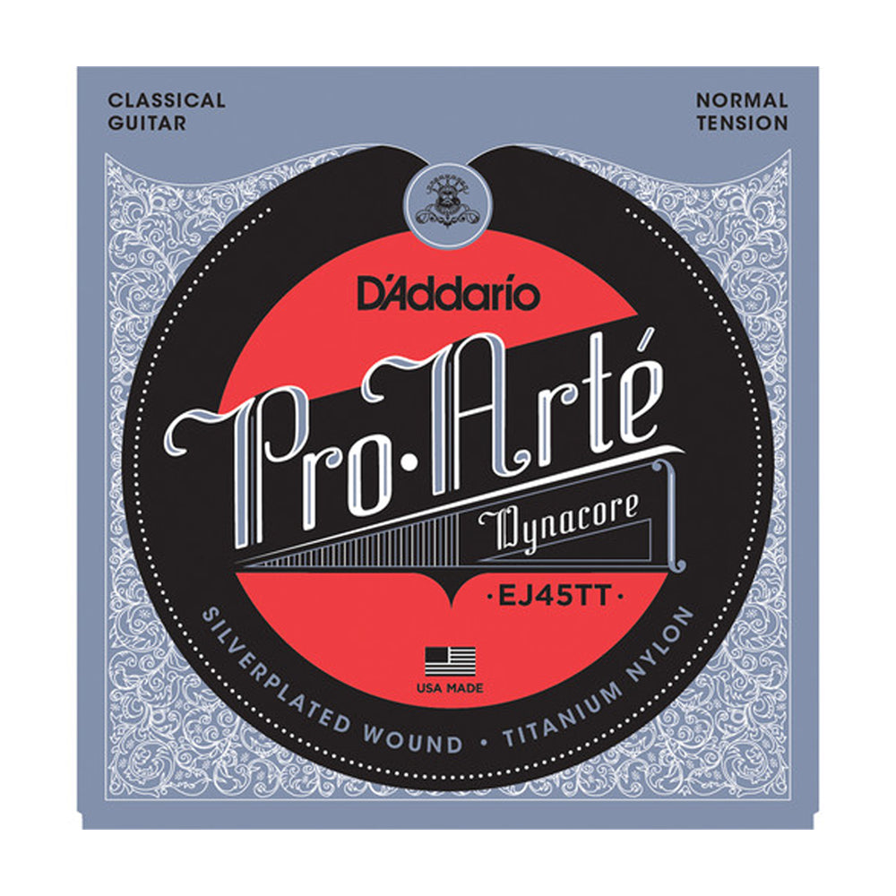 D'Addario Normal Tension Pro-Arte Dynacore Titanium Trebles Classical Guitar Strings