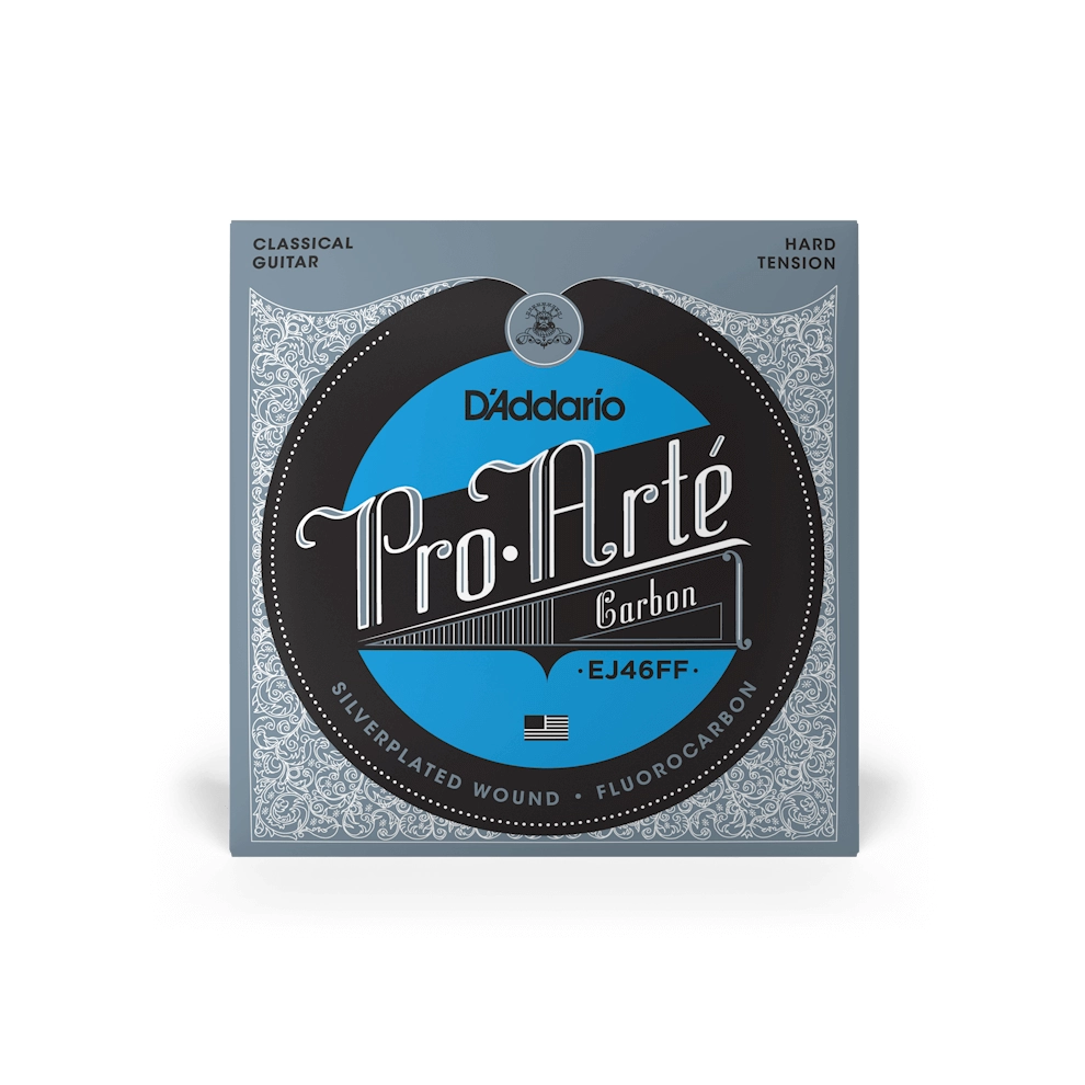 D'Addario Hard Tension Pro-Arte Carbon, Dynacore Basses Classical Guitar Strings