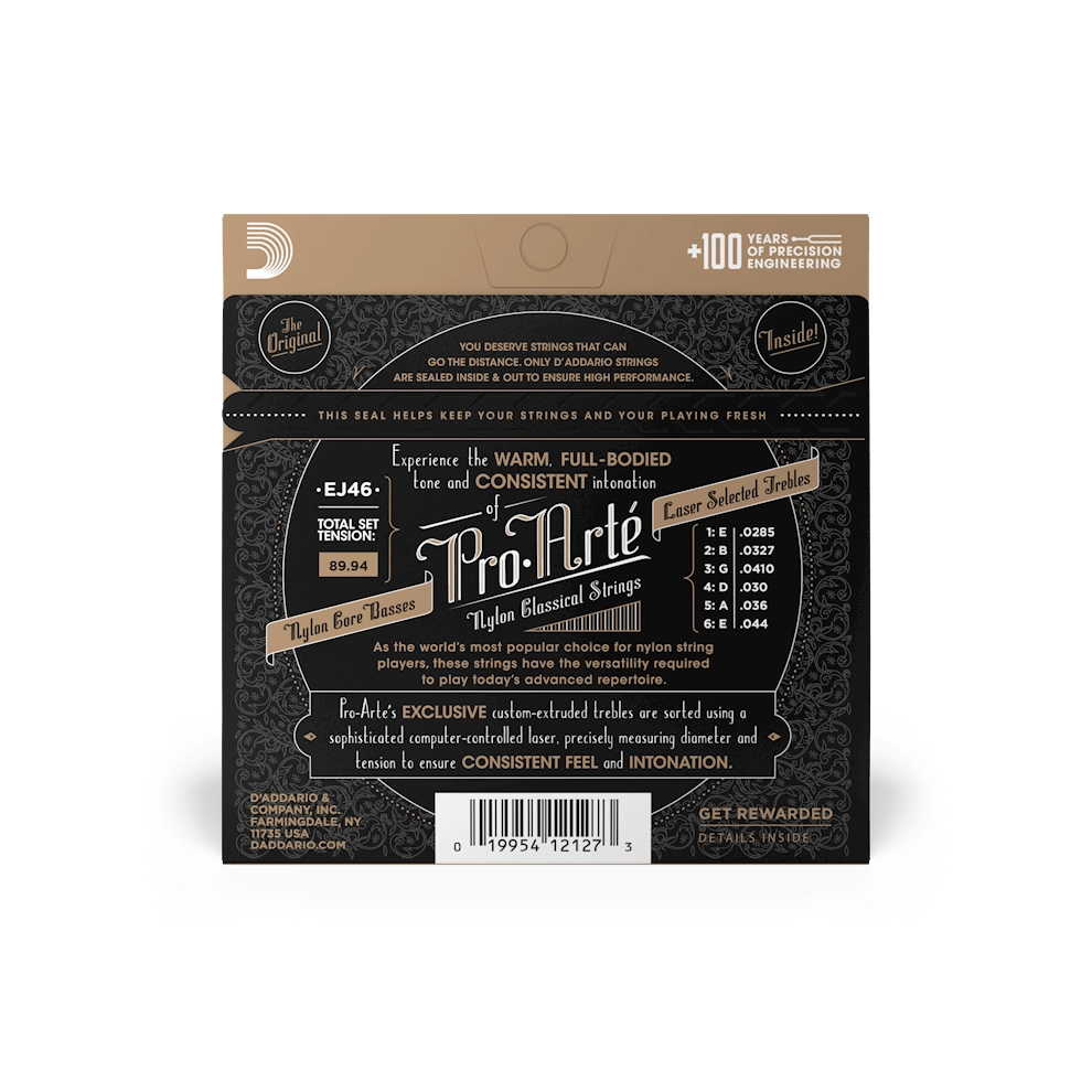 D'Addario EJ46 Pro-Arte Hard Tension Classical Guitar Strings