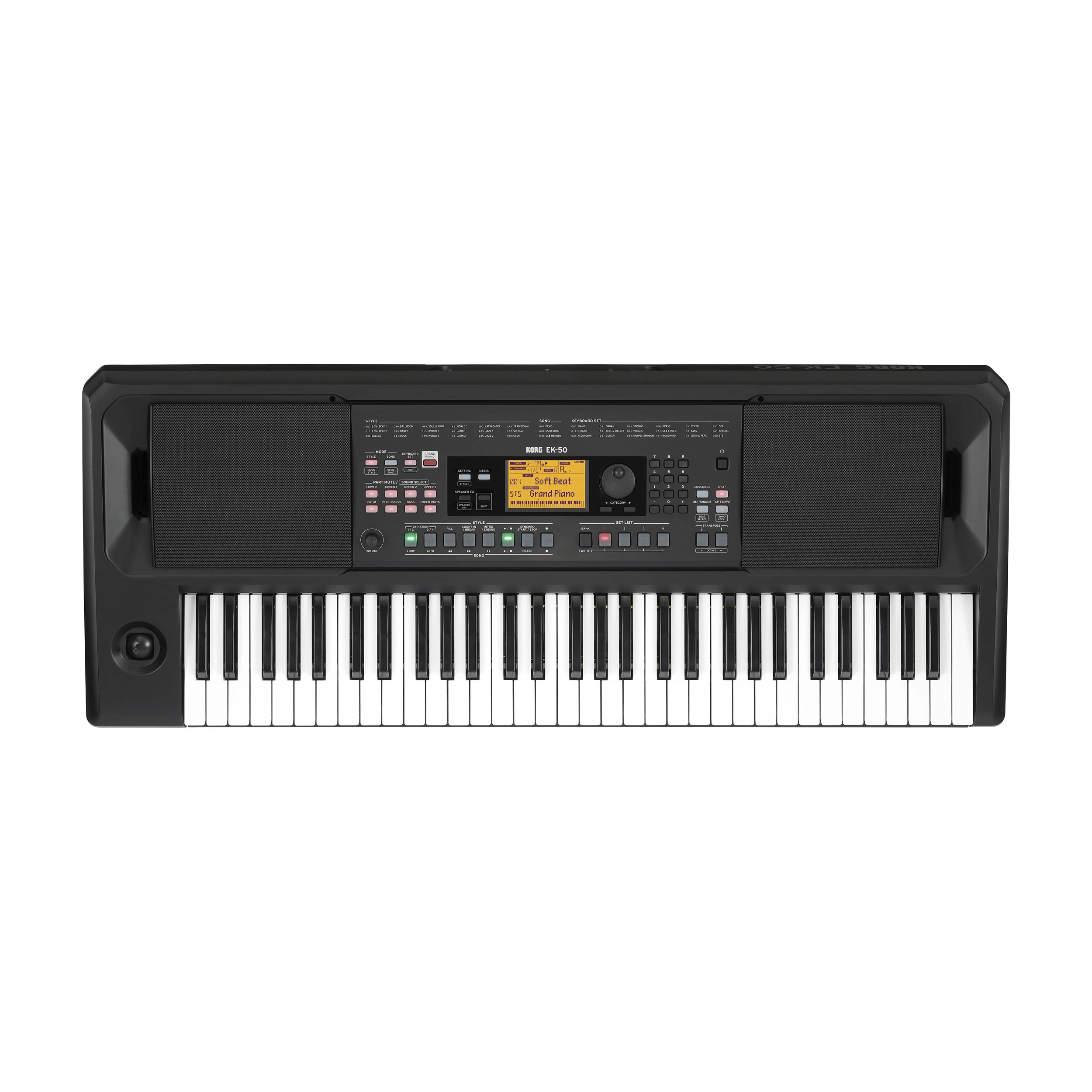 Korg EK-50 61-Key Arranger Keyboard - Black - B-Stock