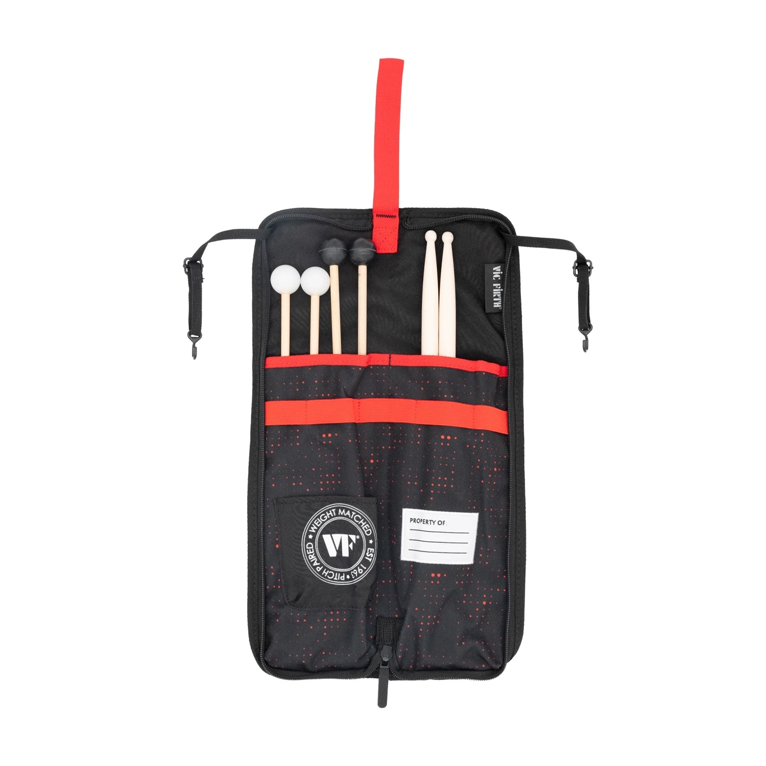 Inside view of Vic Firth EP1B Protege Education Pack with sticks