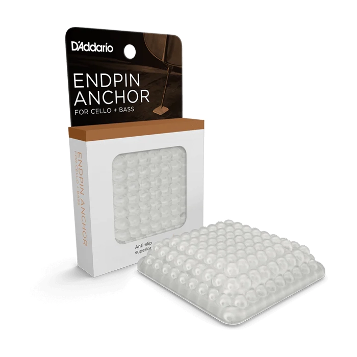 D'addario Rubber Endpin Anchor For Cello And Double Bass - Clear