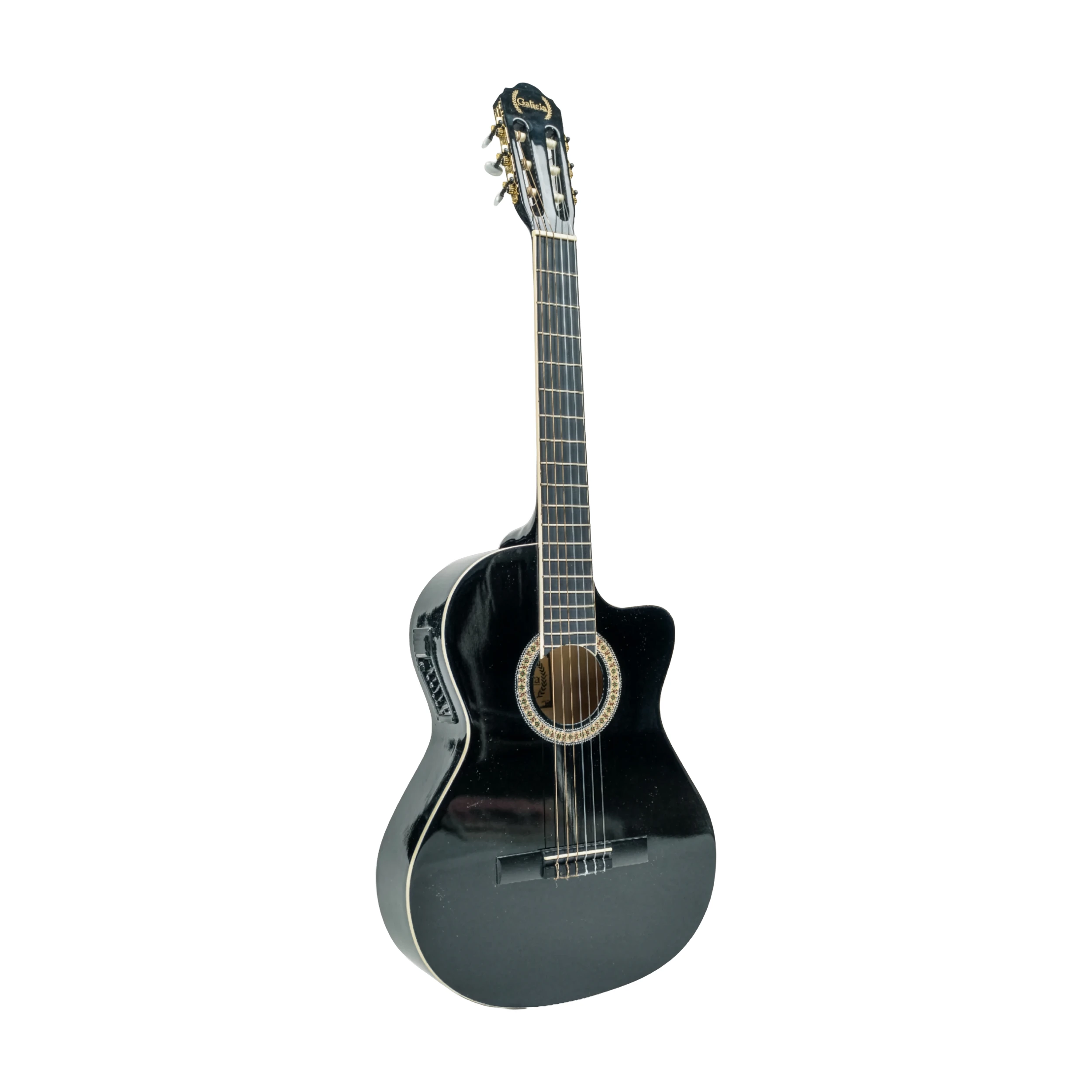 Galicia ESC-120CE 6-String Nylon 39" Cutaway Classical Guitar