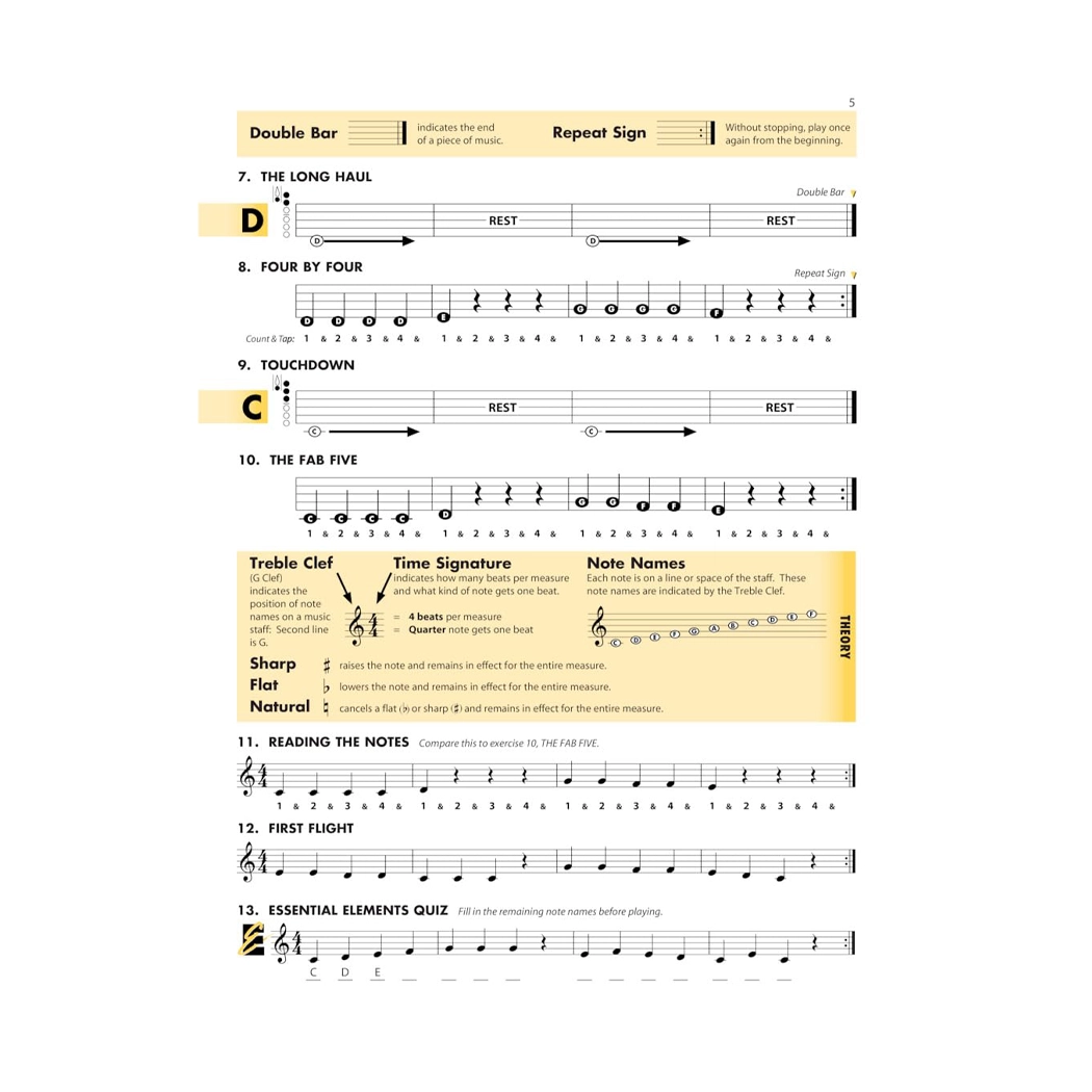 Essential Elements for Band - Bb Bass Clarinet Book 1 with EEi