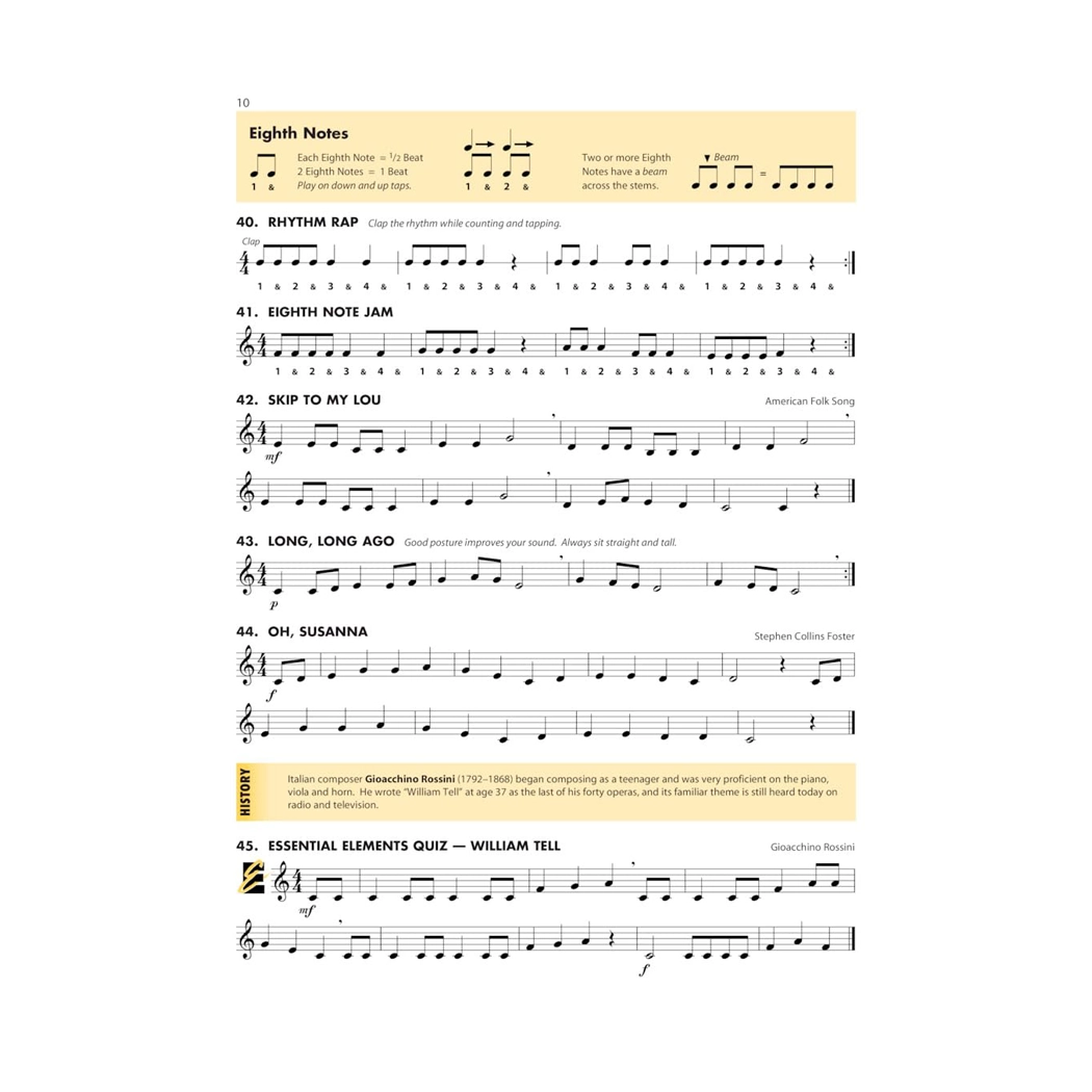 Essential Elements for Band - Bb Bass Clarinet Book 1 with EEi