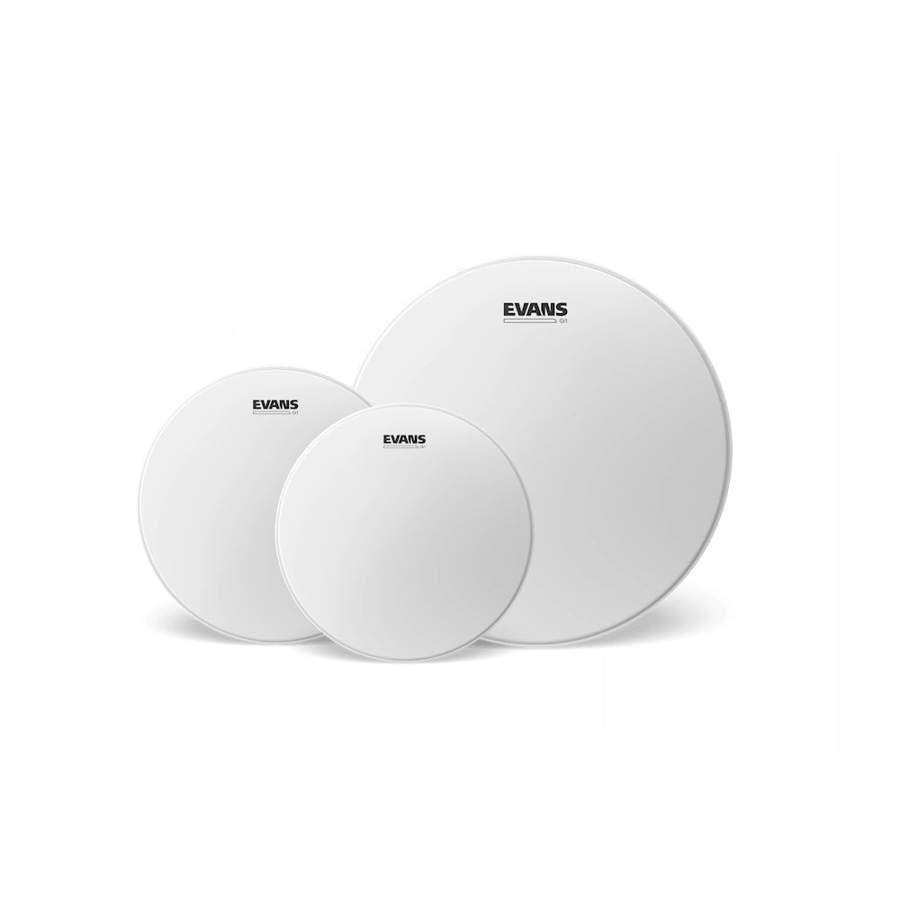 Evans Etp-G1ctd-R G1 Rock Coated (10/12/16") Tom Drum Head Pack