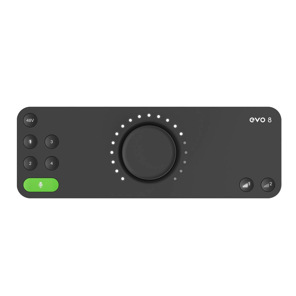 Interfaz de audio USB-C 4X4 de escritorio Audient EVO 8