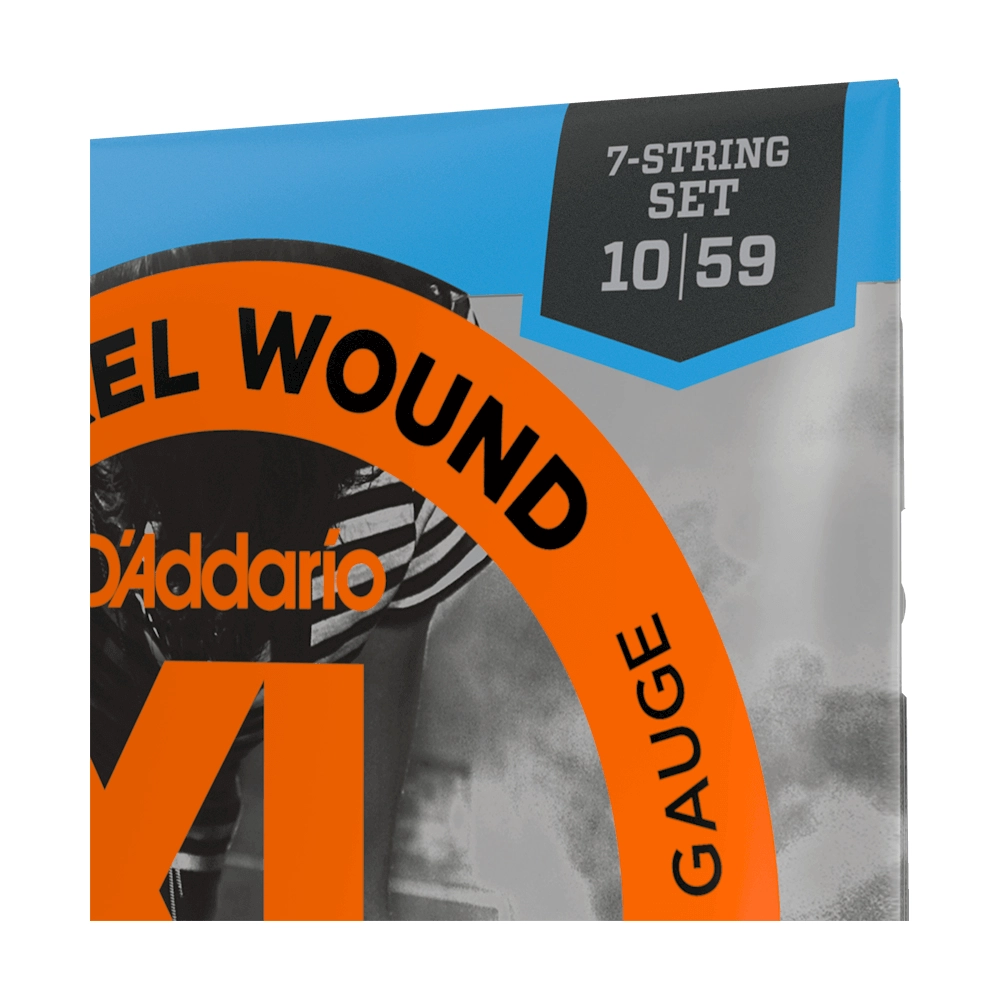D'Addario EXL110-7 Regular Light 7-String Electric Guitar Strings .10-.59