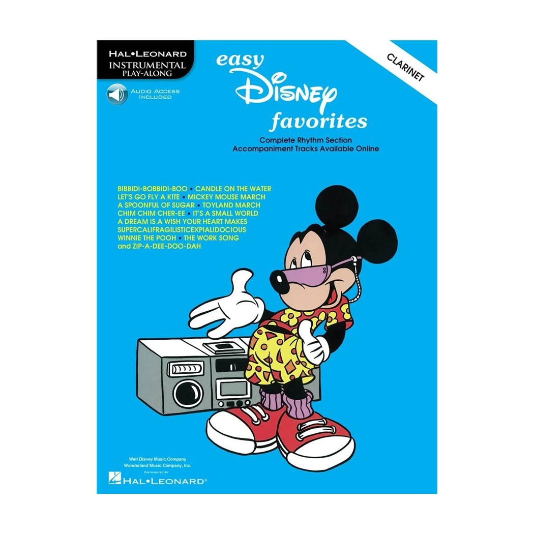 Easy Disney Favorites: Clarinet Play-Along Pack