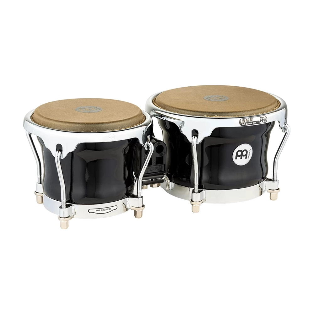 Meinl FFB400BK 7" & 8½" Fibercraft Fiberglass Bongos - Black