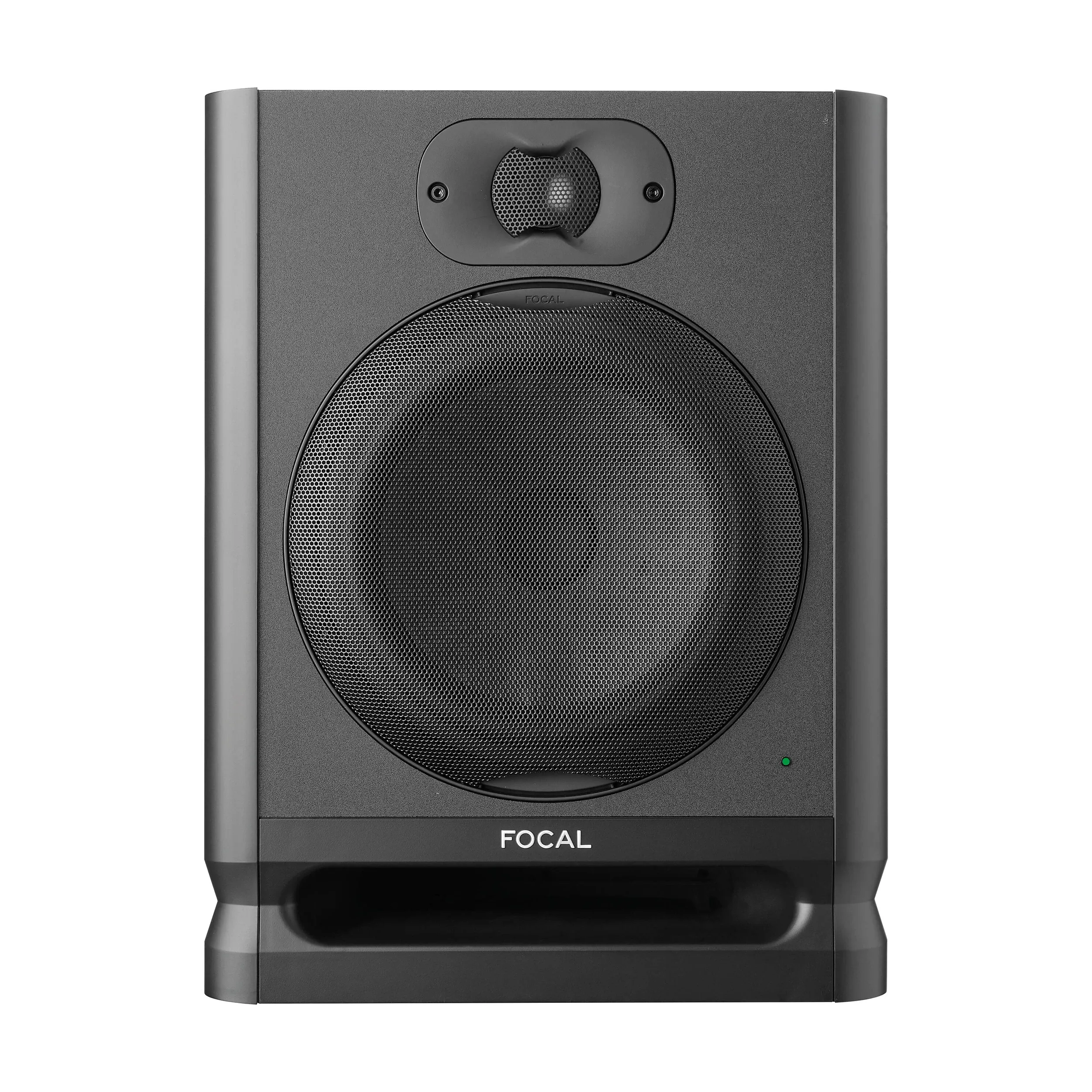 Front view of Focal Alpha 80 Evo 8" Powered Studio Monitor