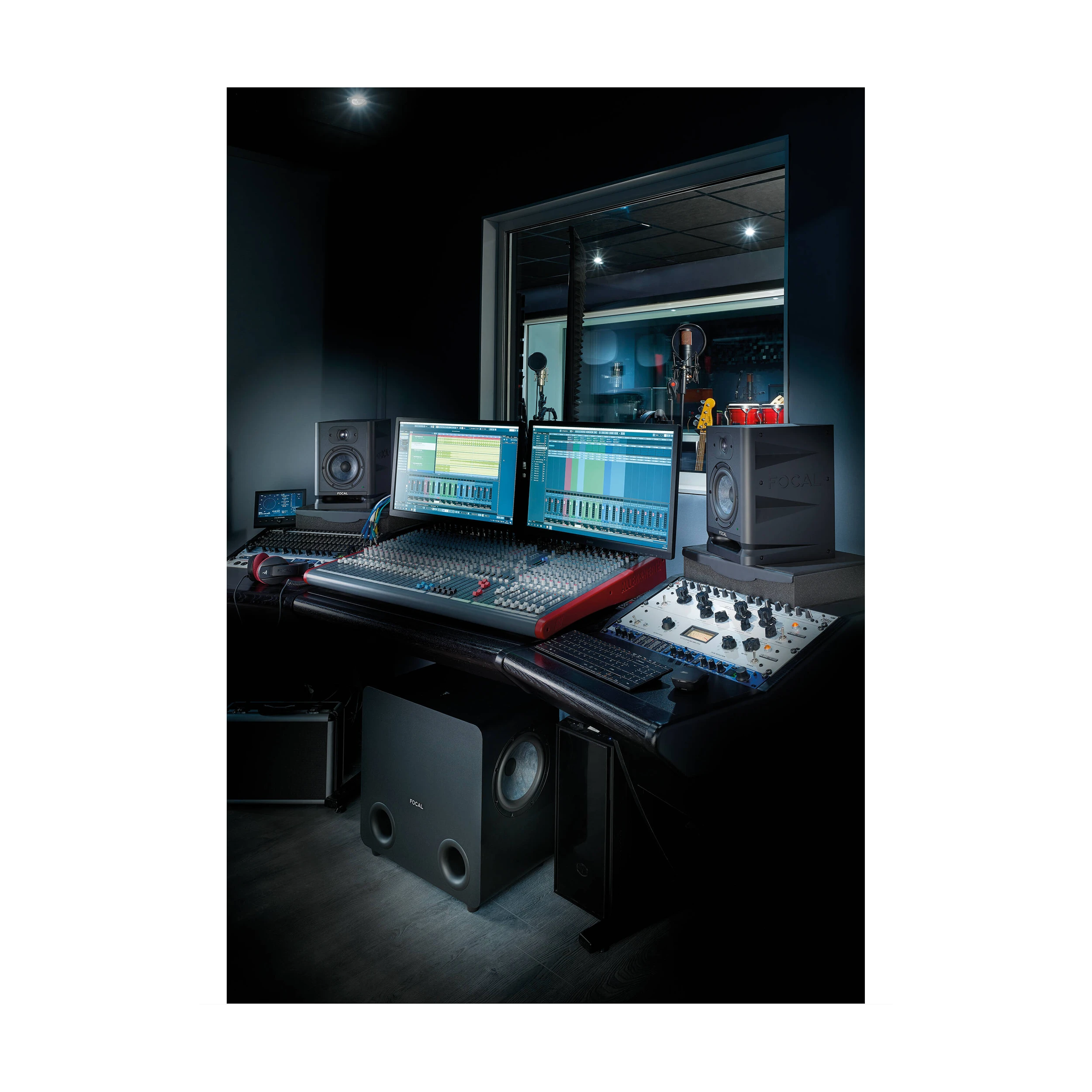 View in studio of Focal Sub One 8" Powered Studio Subwoofer