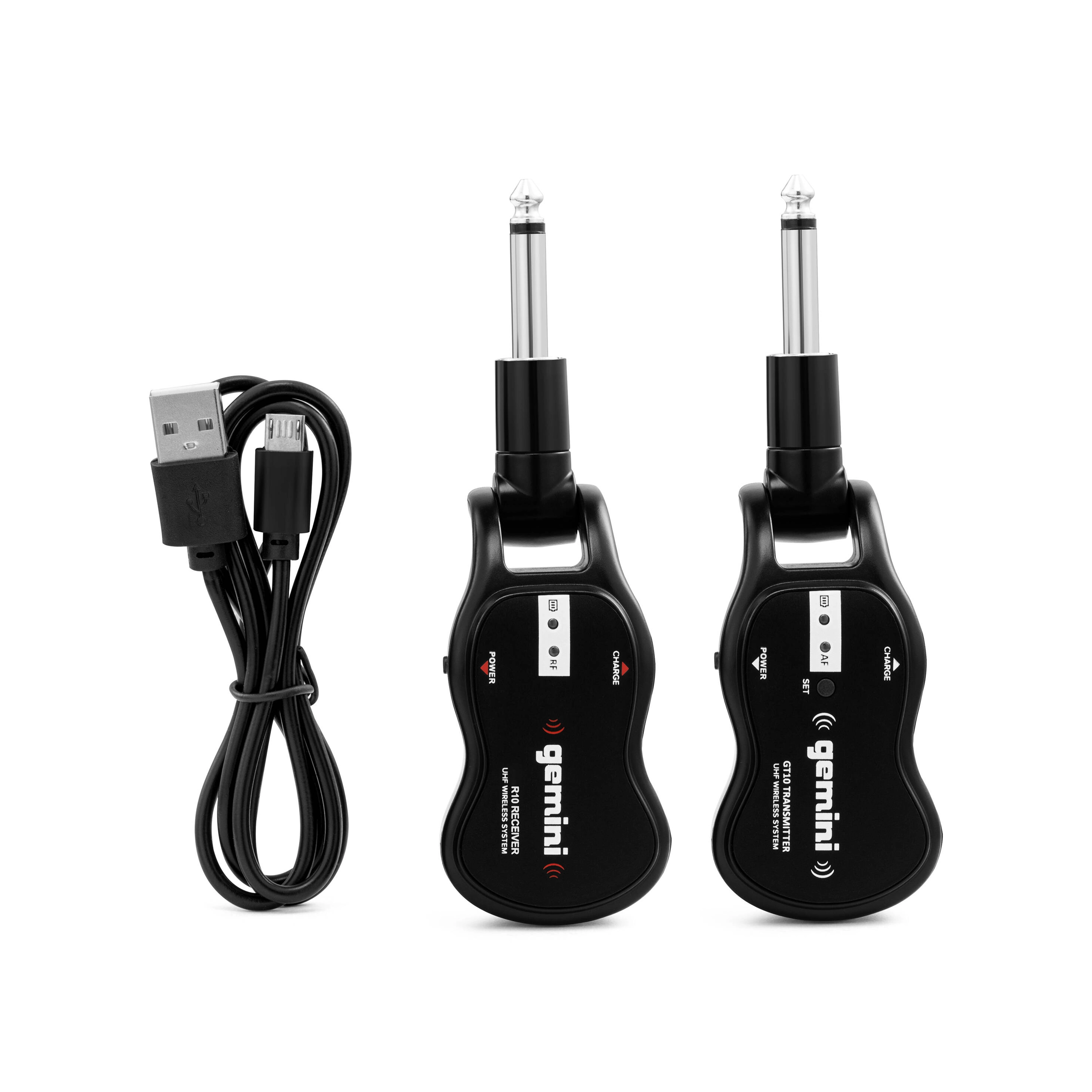 Gemini GMU-G100 UHF Wireless Rechargeable Guitar System