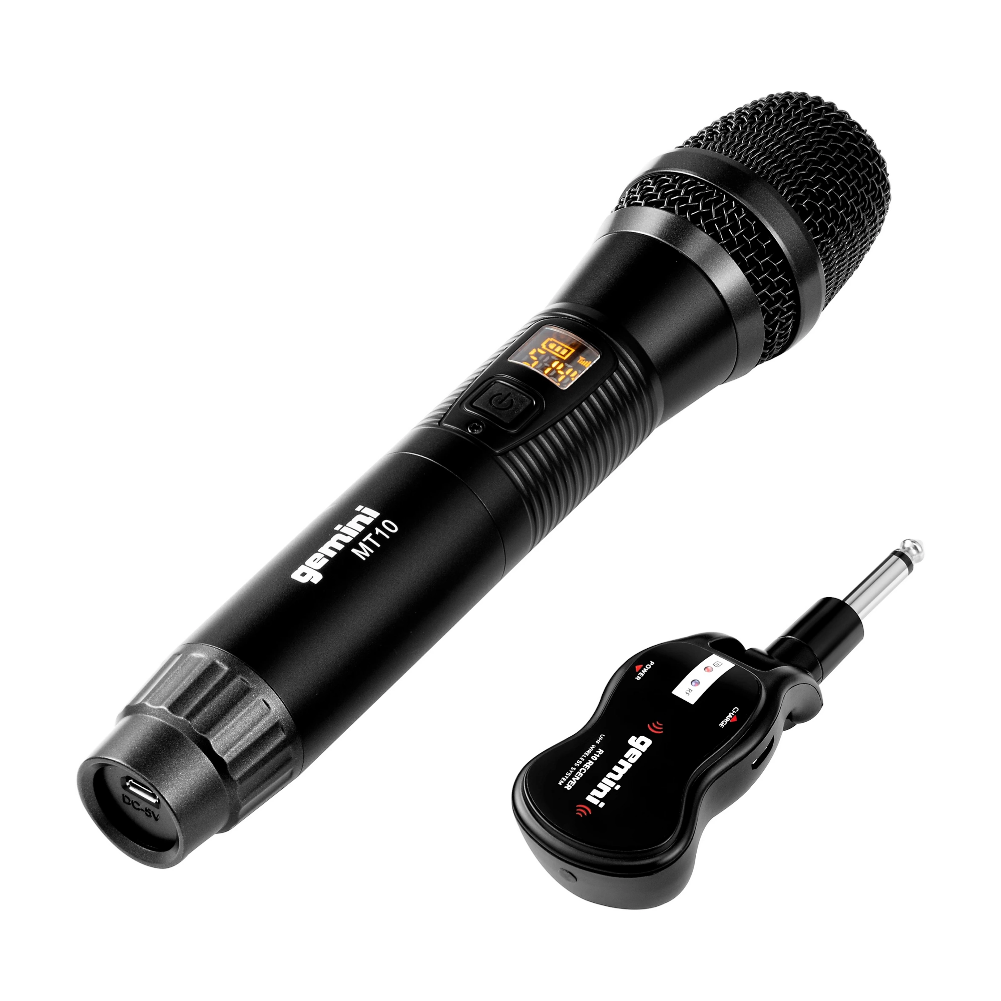 Gemini Gmu-M100 Single Handheld Wireless Uhf Microphone System