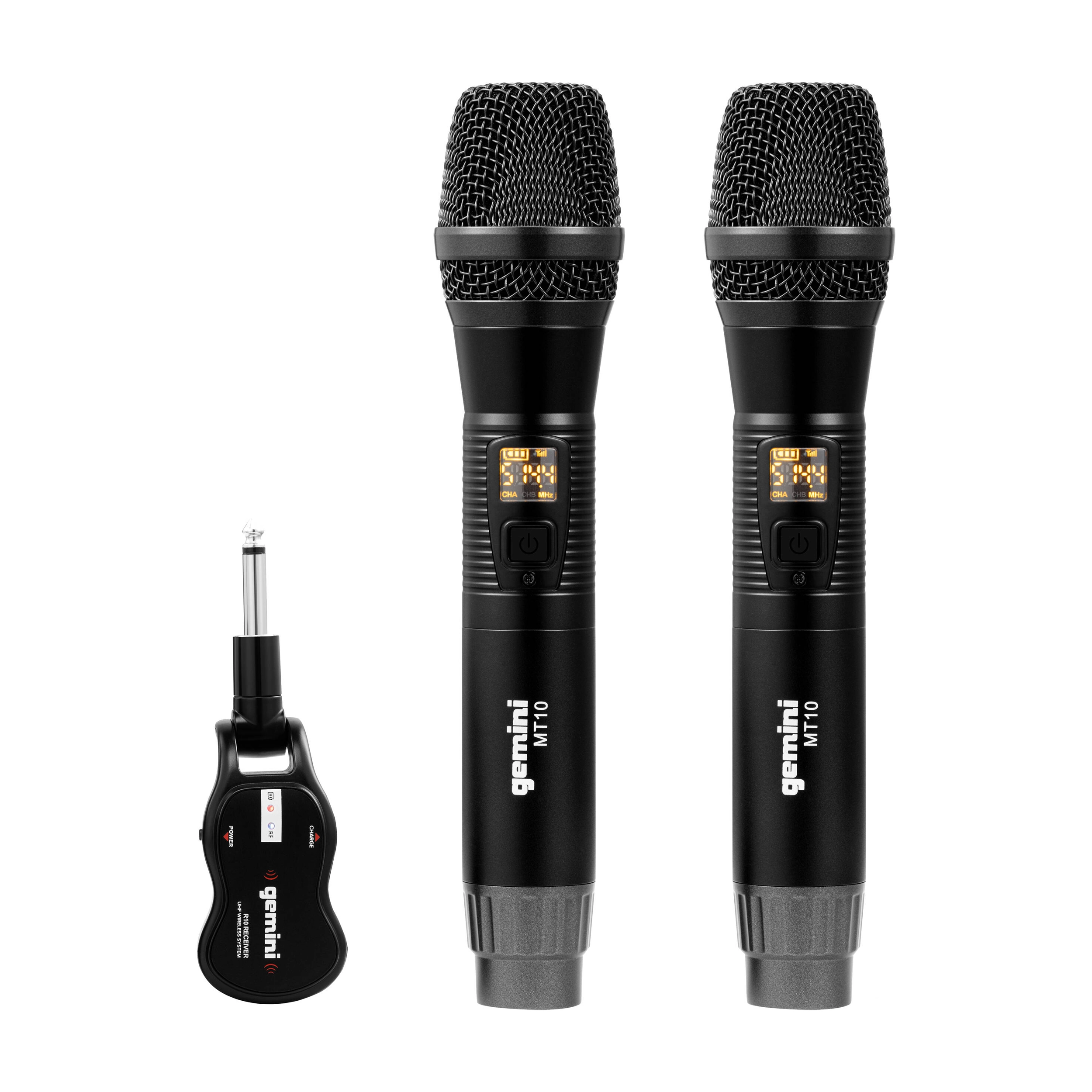 Gemini GMU-M200 Dual Handheld Wireless UHF Microphone System