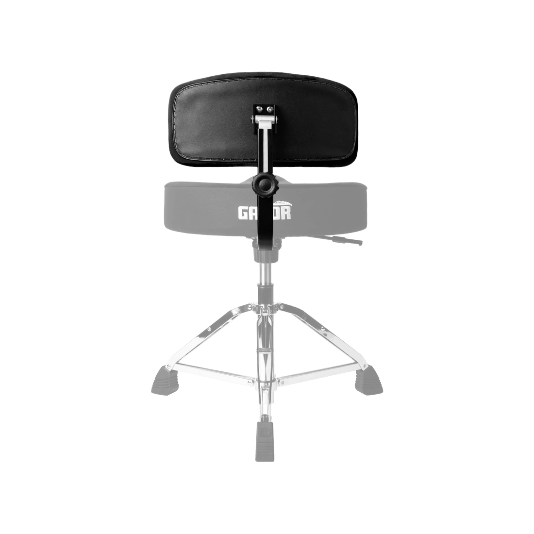 Gator Drum Throne Backrest For Gator Drum Thrones - Black, back view