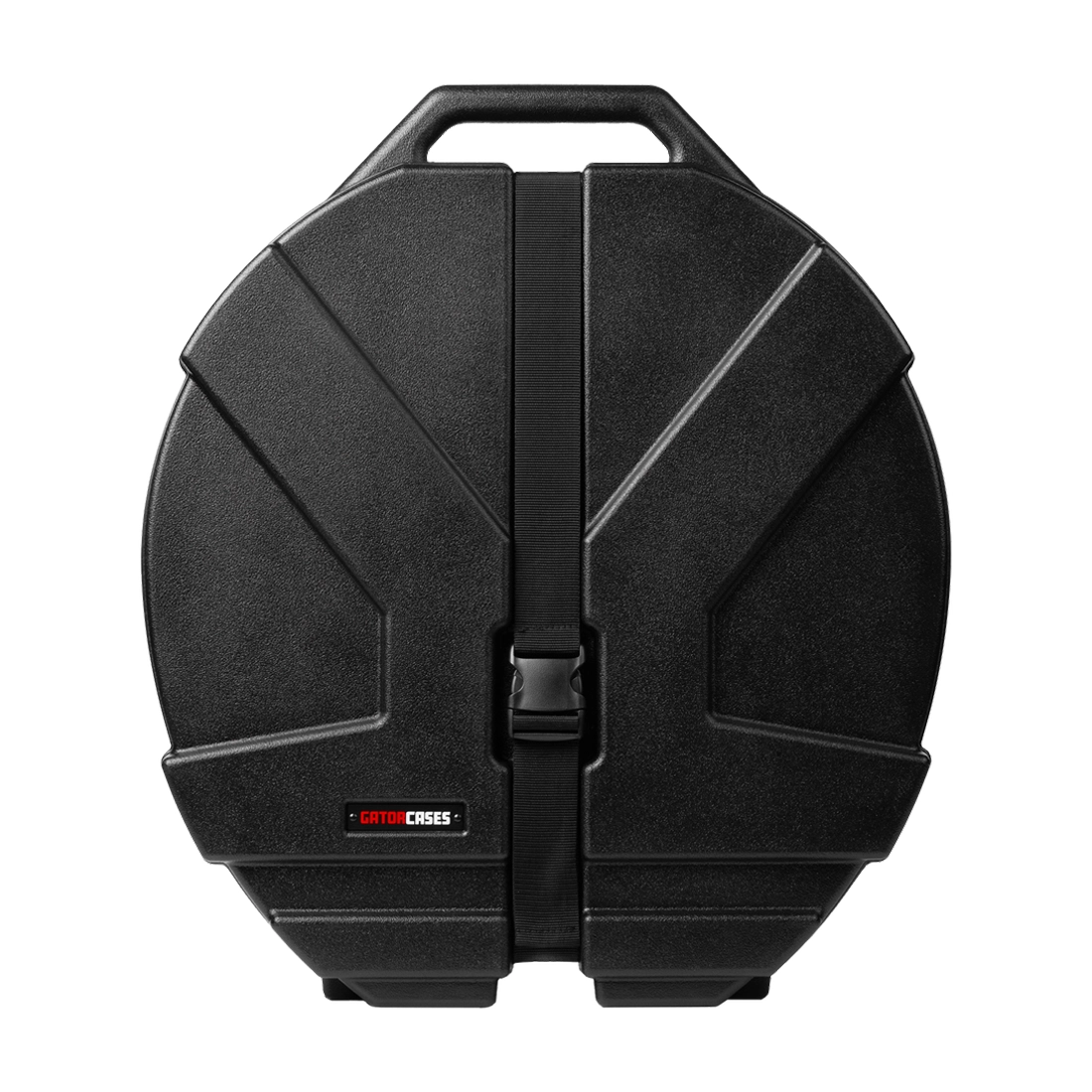Gator Grooves 24" Hardshell Cymbal Case With Wheels - Black front view