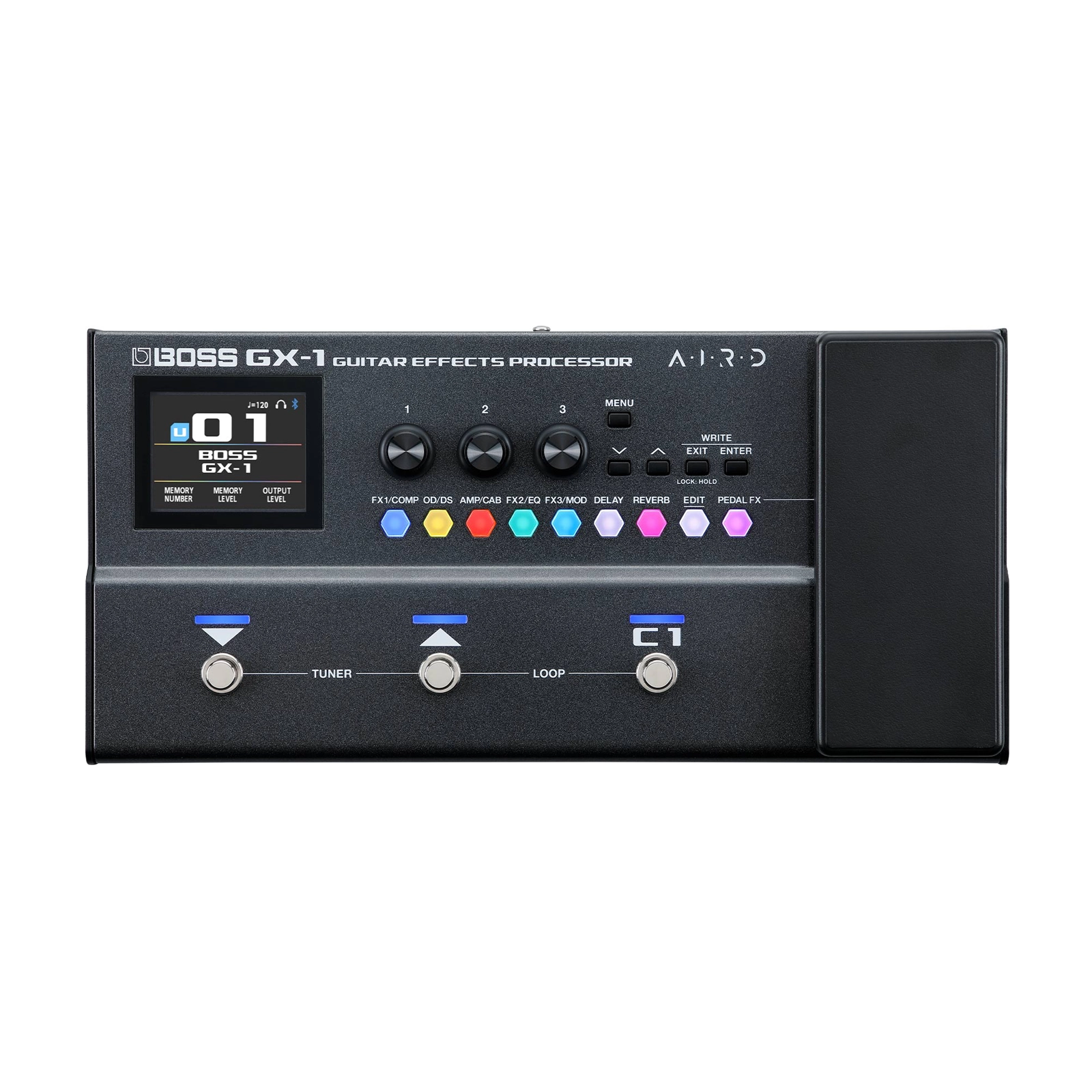 Boss GX-1 Guitar Effects Processor Pedal top view