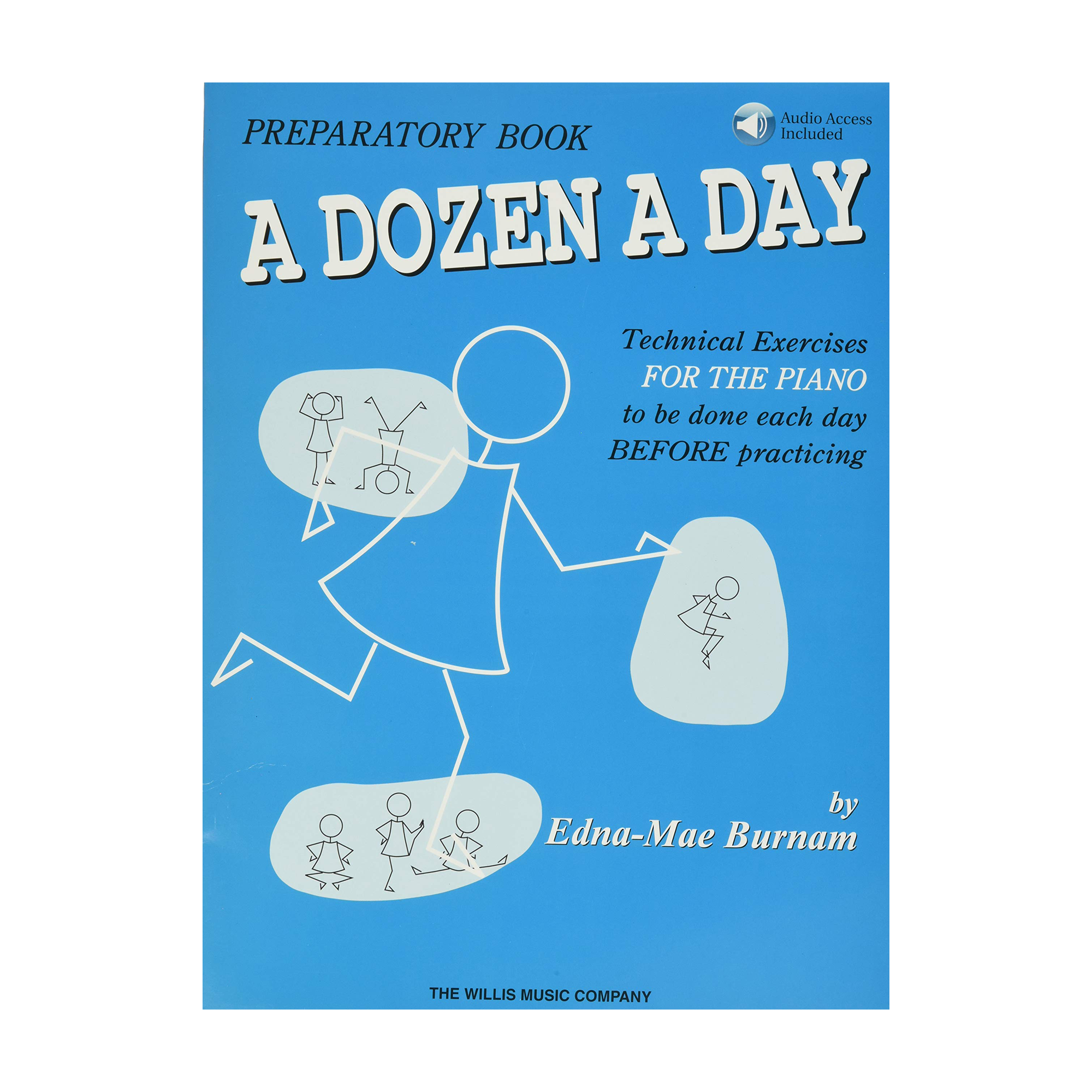 Front view of A Dozen A Day Preparatory Book – Book/Audio