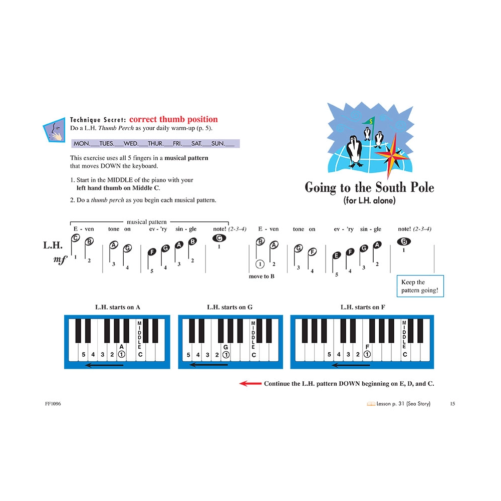 Primer Level – Technique & Artistry Book Piano Adventures 2nd Edition