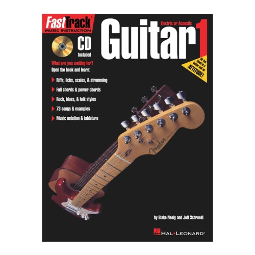 FastTrack Electric or Acoustic Guitar Method Book 1