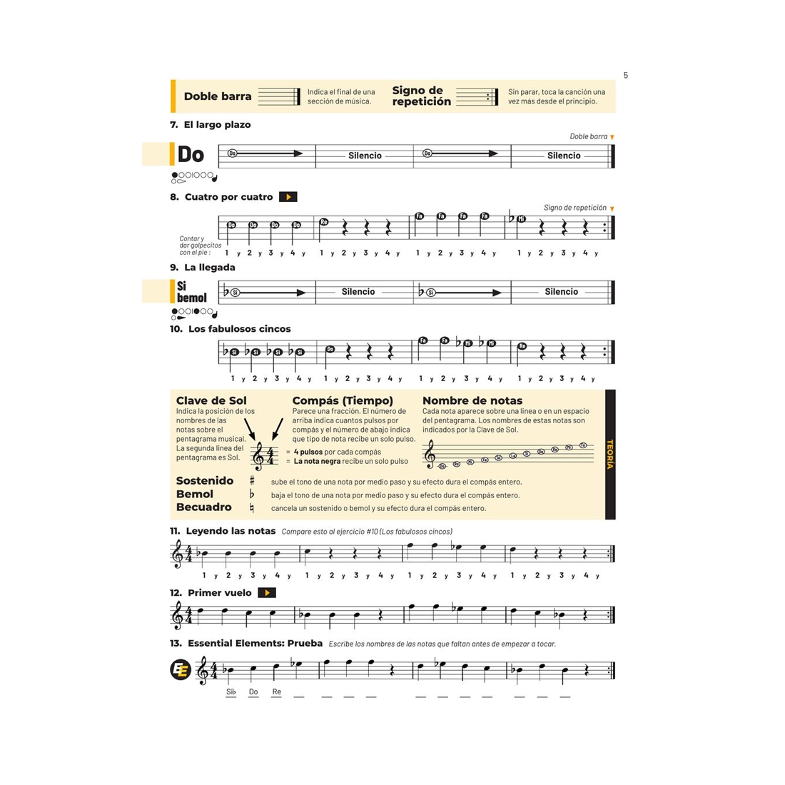 Essential Elements para Banda – Flauta Libro Número 1