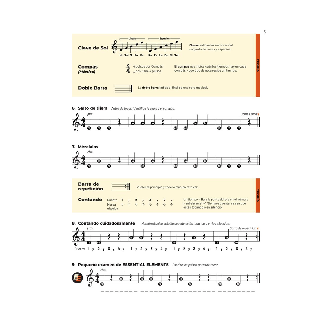 Essential Elements para Cuerdas – Violín Libro Número 1 page 5