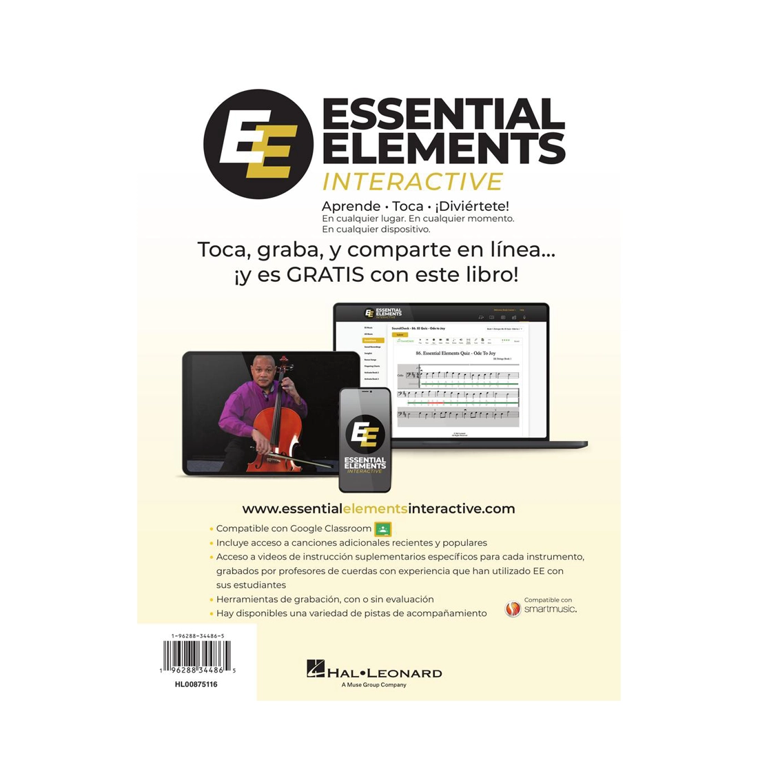 Essential Elements para Cuerdas – Violonchelo Libro Número 1