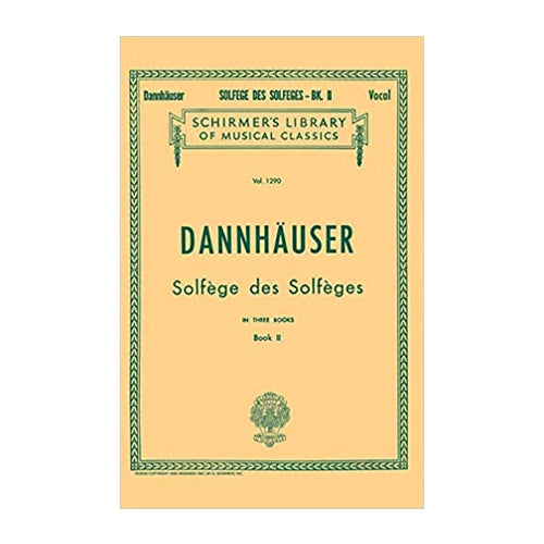 Dannhauser Solfège de Solfèges Libro 2