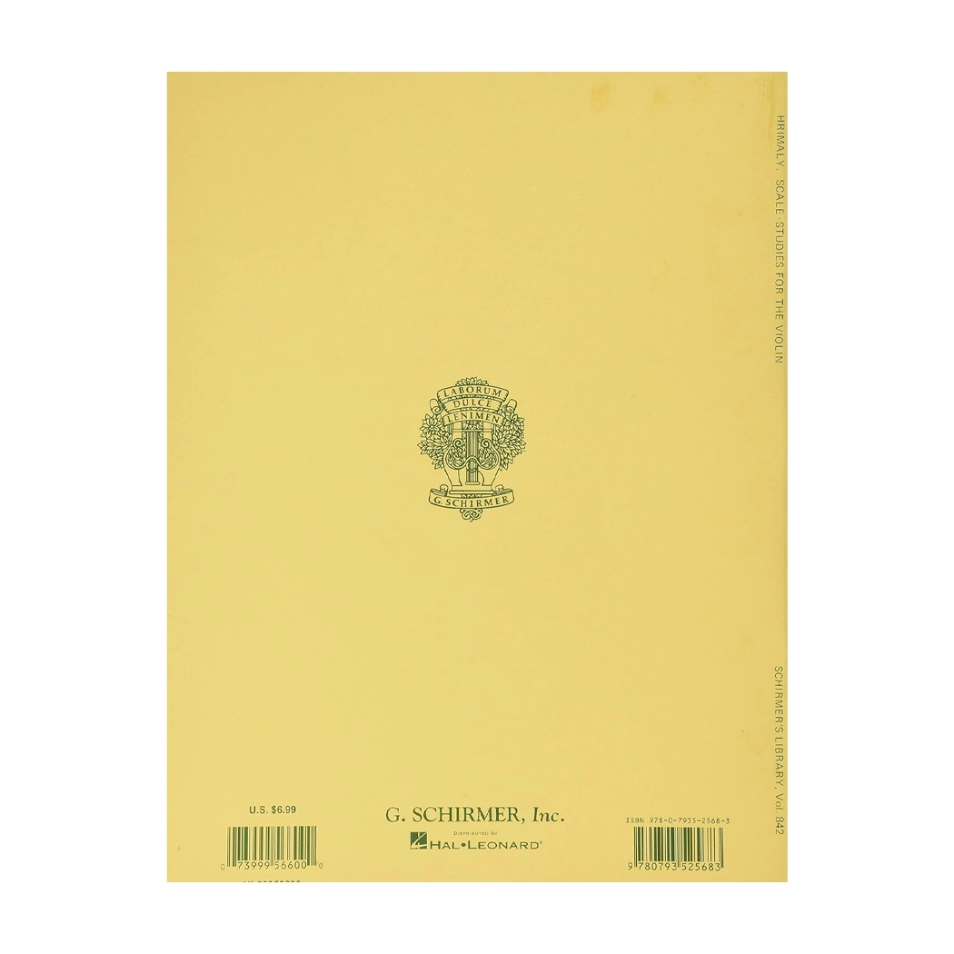 Hrimaly - Scale Studies for Violin: Schirmer Library of Classics Volume 842