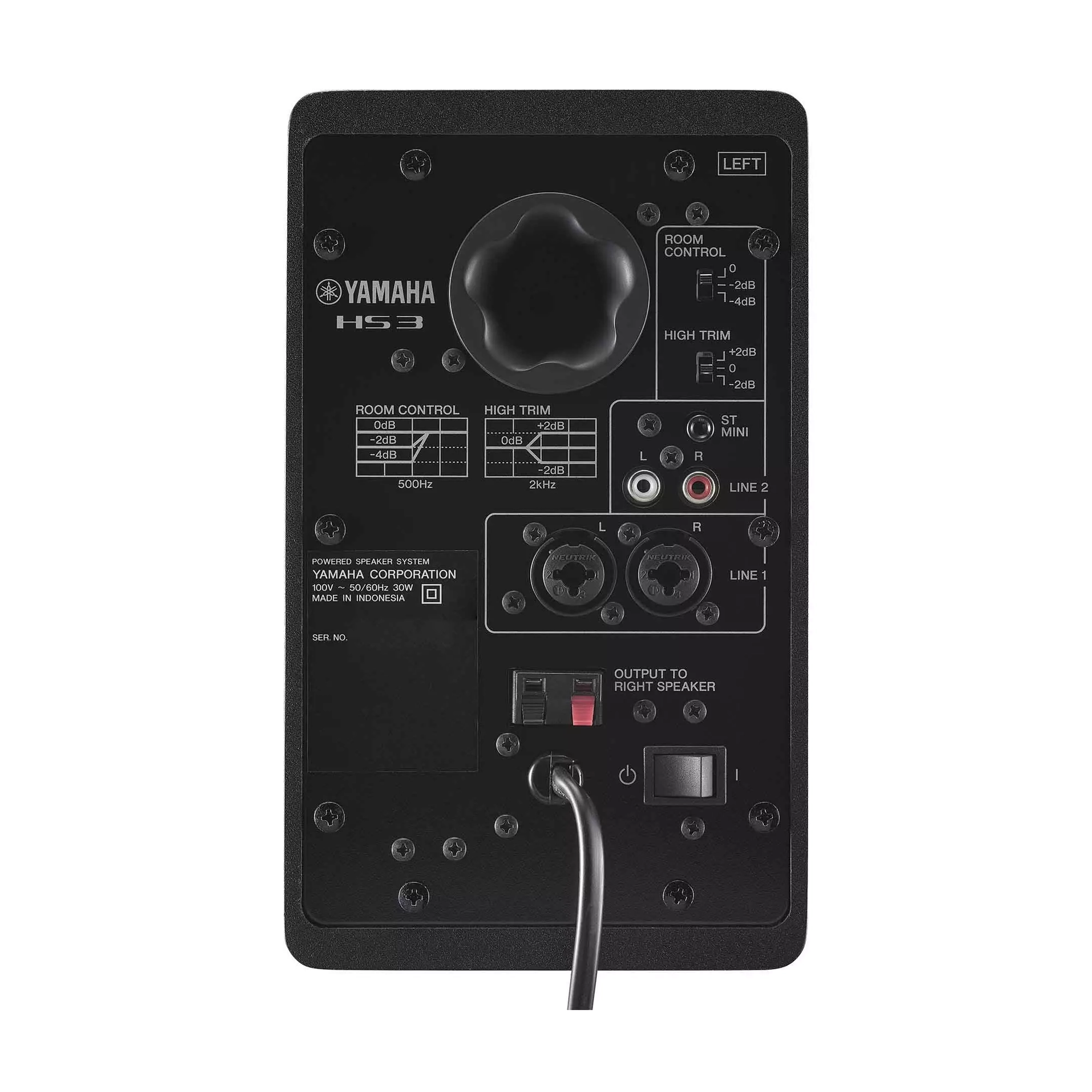 Yamaha Par de Monitores de Estudio Amplificados HS3 de 3.5" - Negro