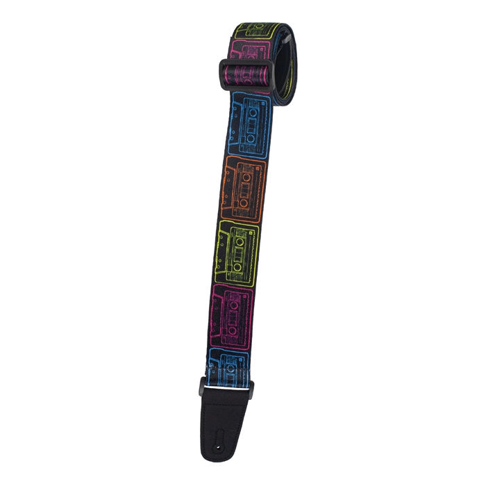 Henry Heller 2" Artist Series Sublimation Design Strap - Neon Cassettes