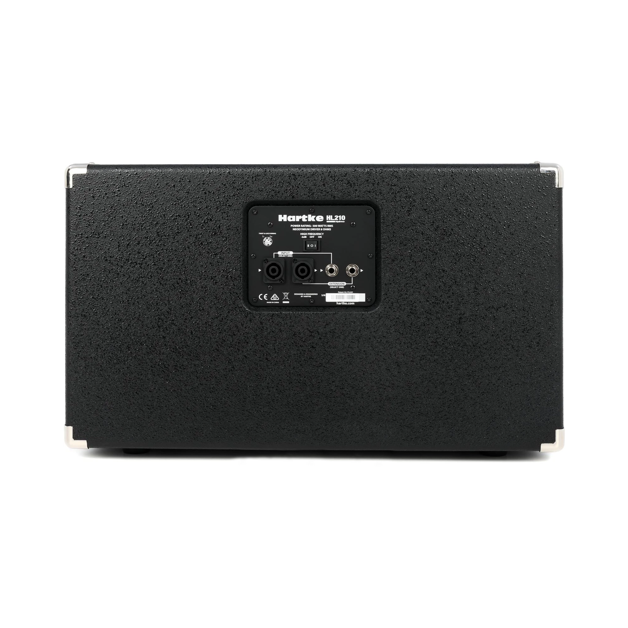 Hartke HyDrive HL210 500W Lightweight Bass Cabinet 2 x 10" - Black