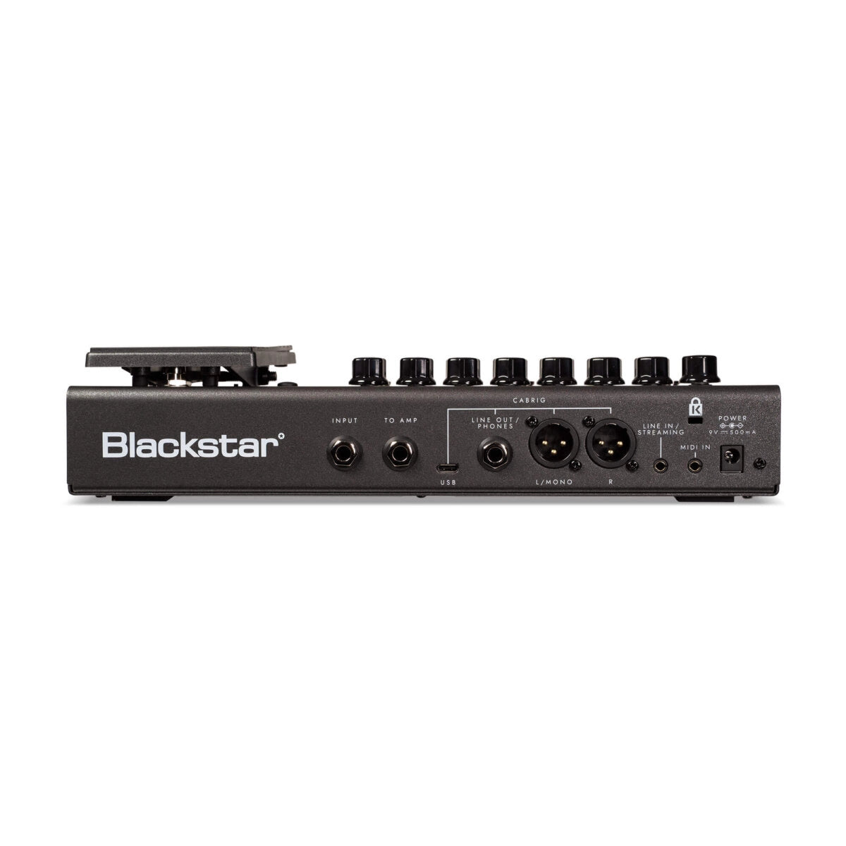 Blackstar ID:X Floor Two Floorboard Multi-FX Pedal back panel view
