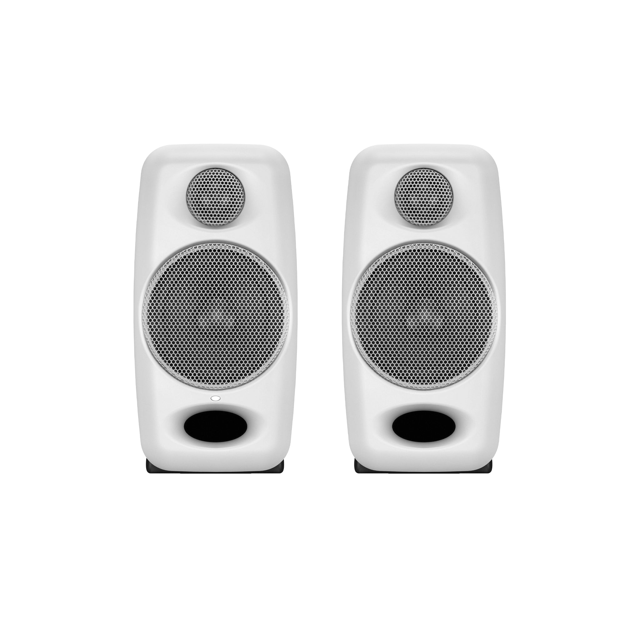 Front view of IK Multimedia iLoud Micro Monitors - White