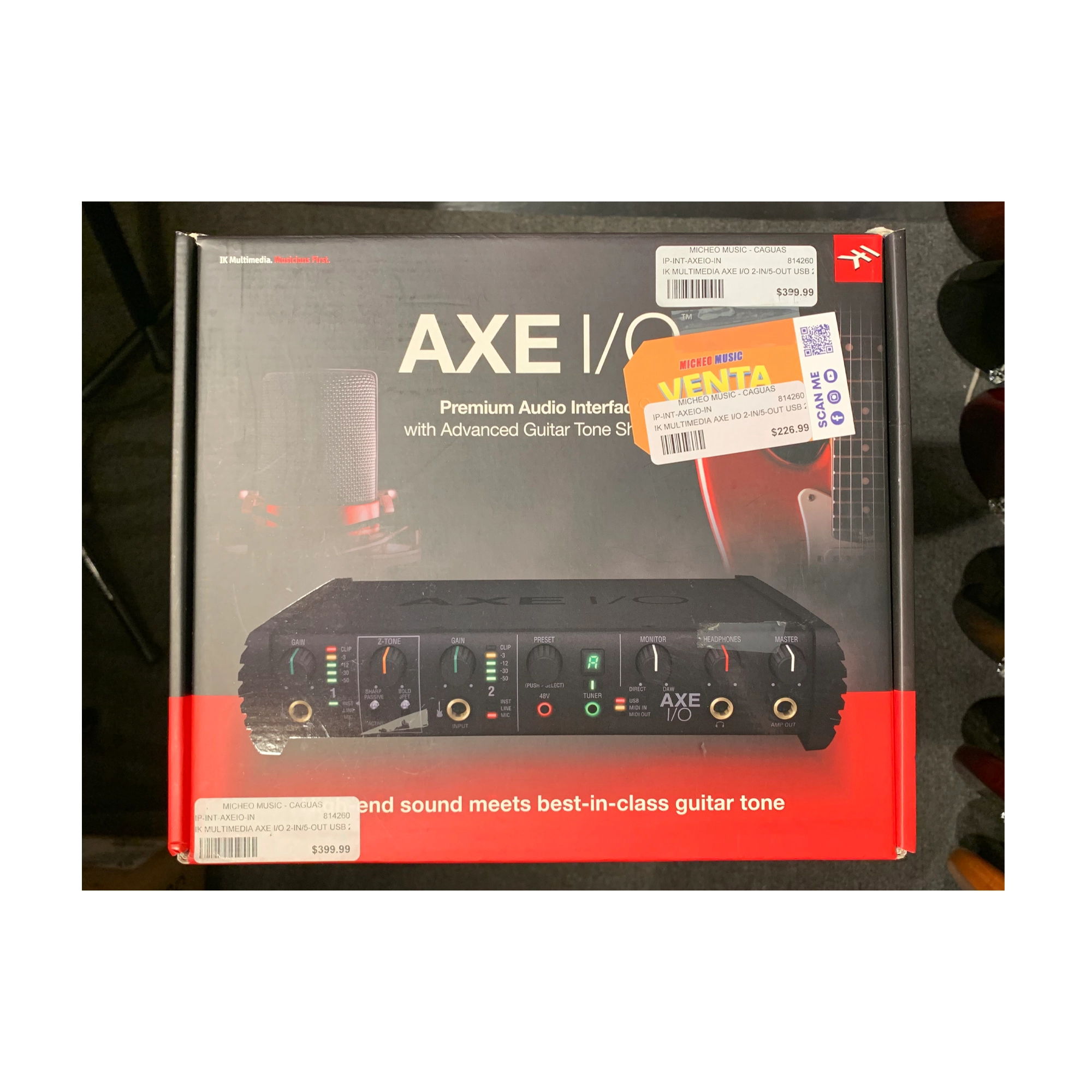 IK Multimedia AXE IO USB Audio Interface B-Stock