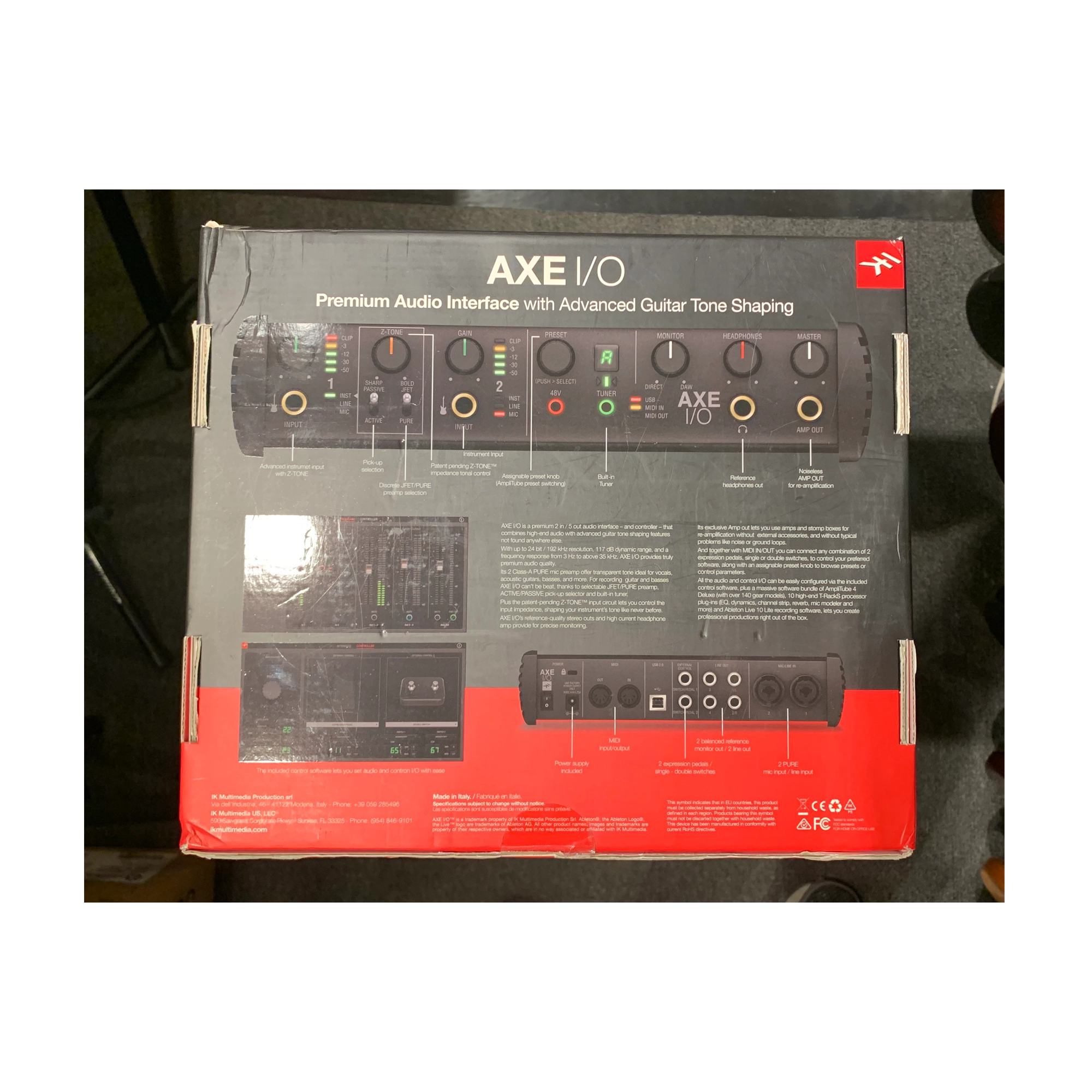 IK Multimedia AXE IO USB Audio Interface B-Stock