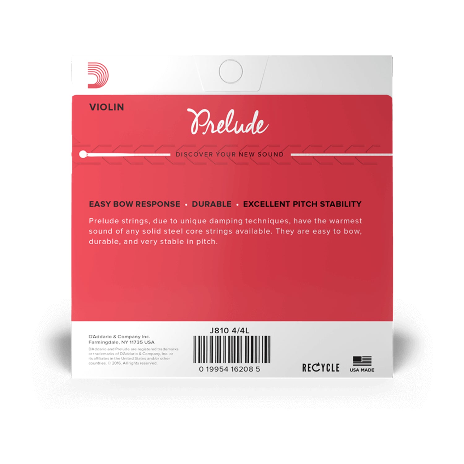 Prelude Violin String Set 4/4 Scale Light Tension