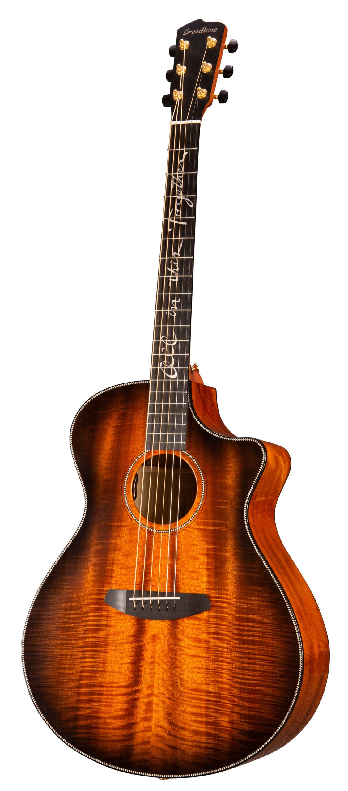 Guitarra acústica-eléctrica Breedlove Jeff Bridges Oregon Concerto CE - Bourbon