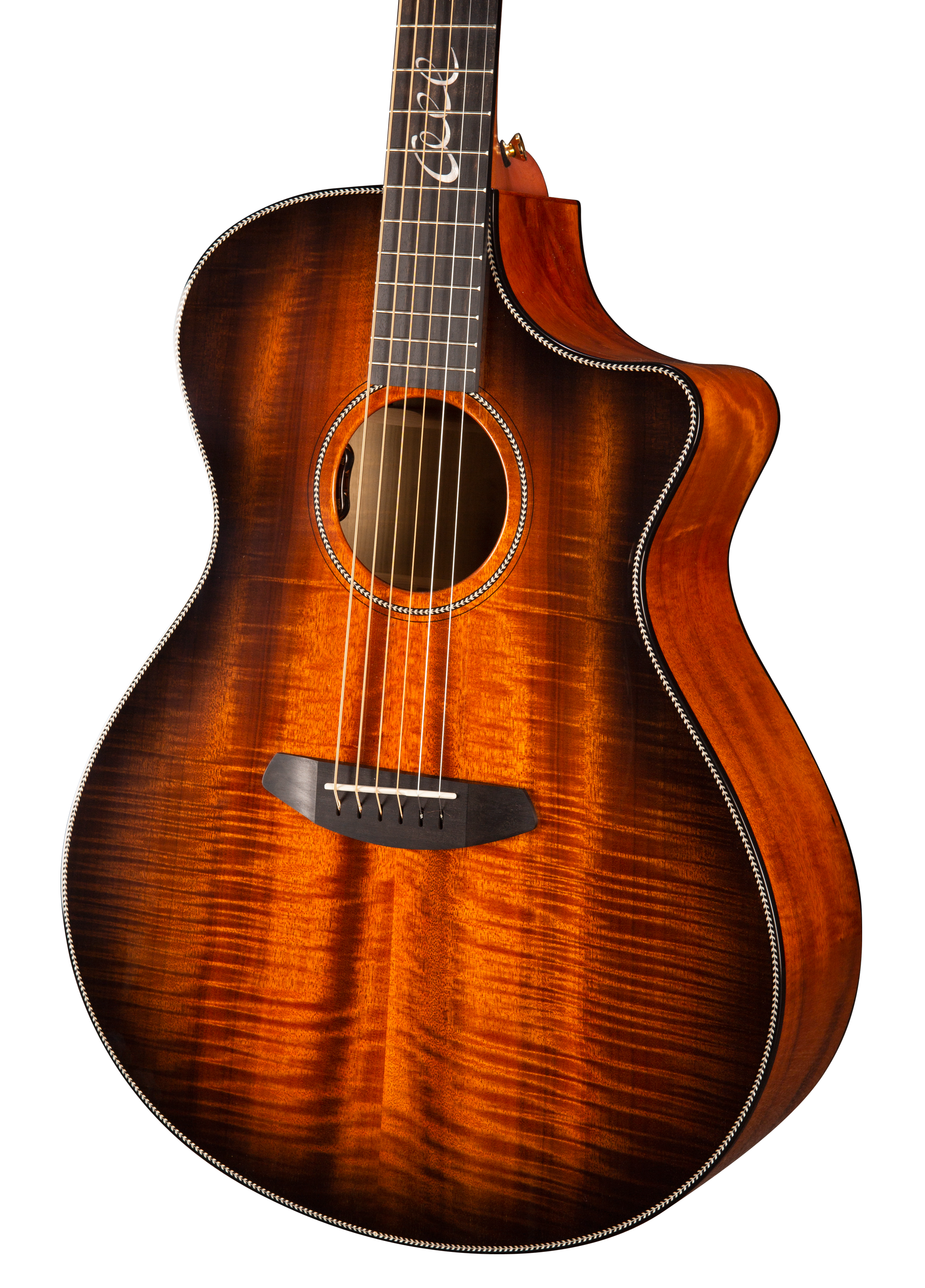 Guitarra acústica-eléctrica Breedlove Jeff Bridges Oregon Concerto CE - Bourbon