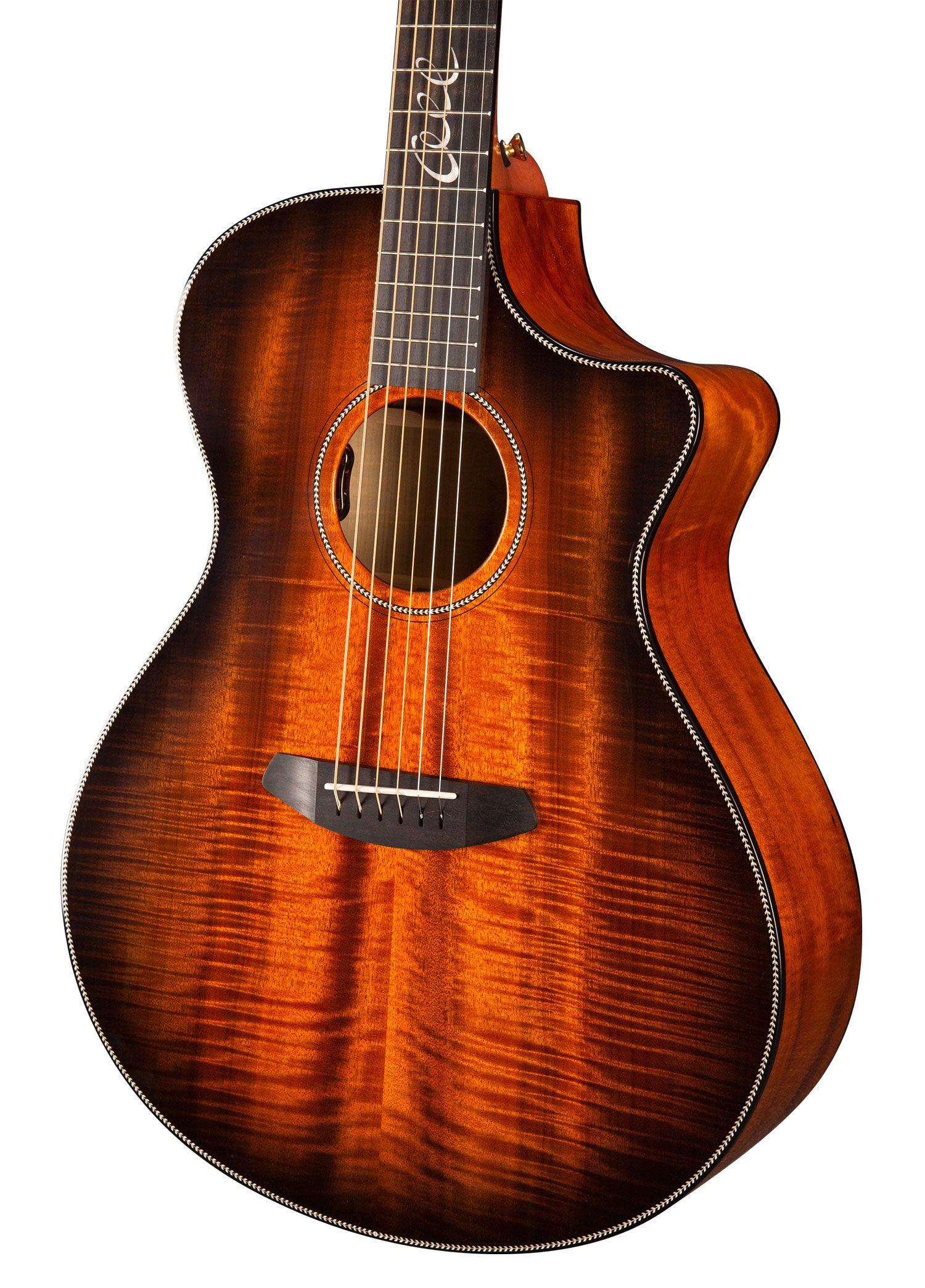 Guitarra acústica-eléctrica Breedlove Jeff Bridges Oregon Concerto CE - Bourbon