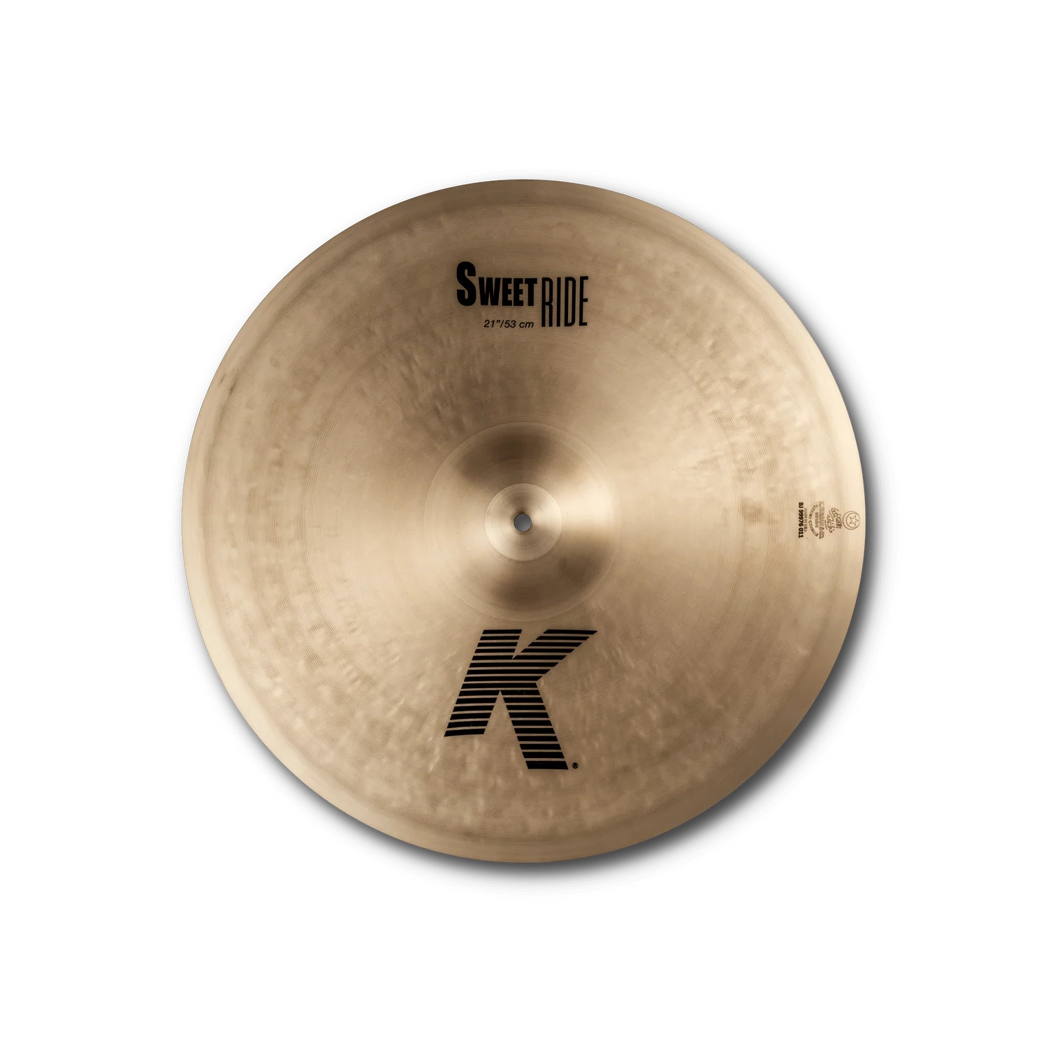 Zildjian K 21" Sweet Ride Cymbal top view