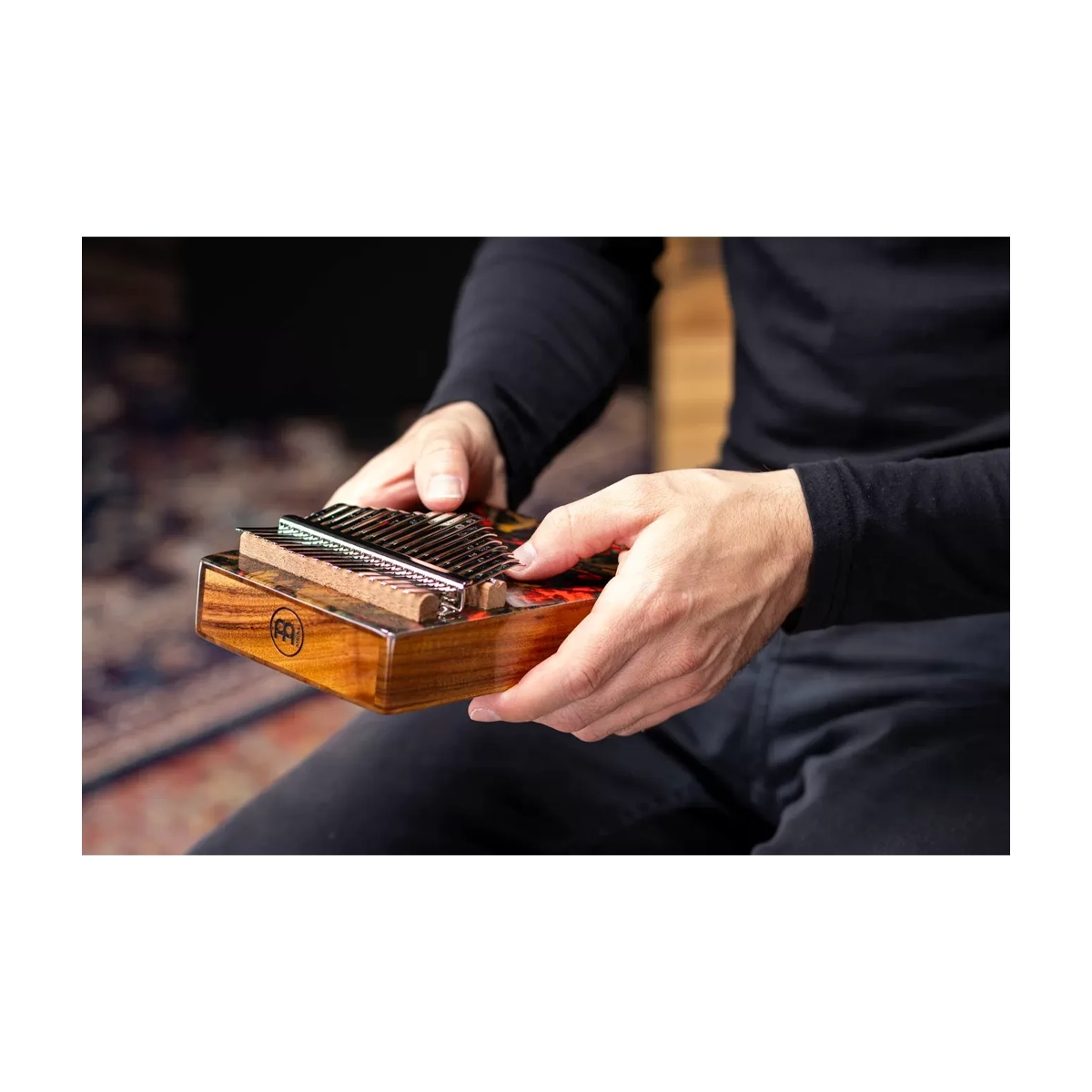 Meinl Percussion Sound Hole Designer Kalimba In C Major - Acacia Lifestyle